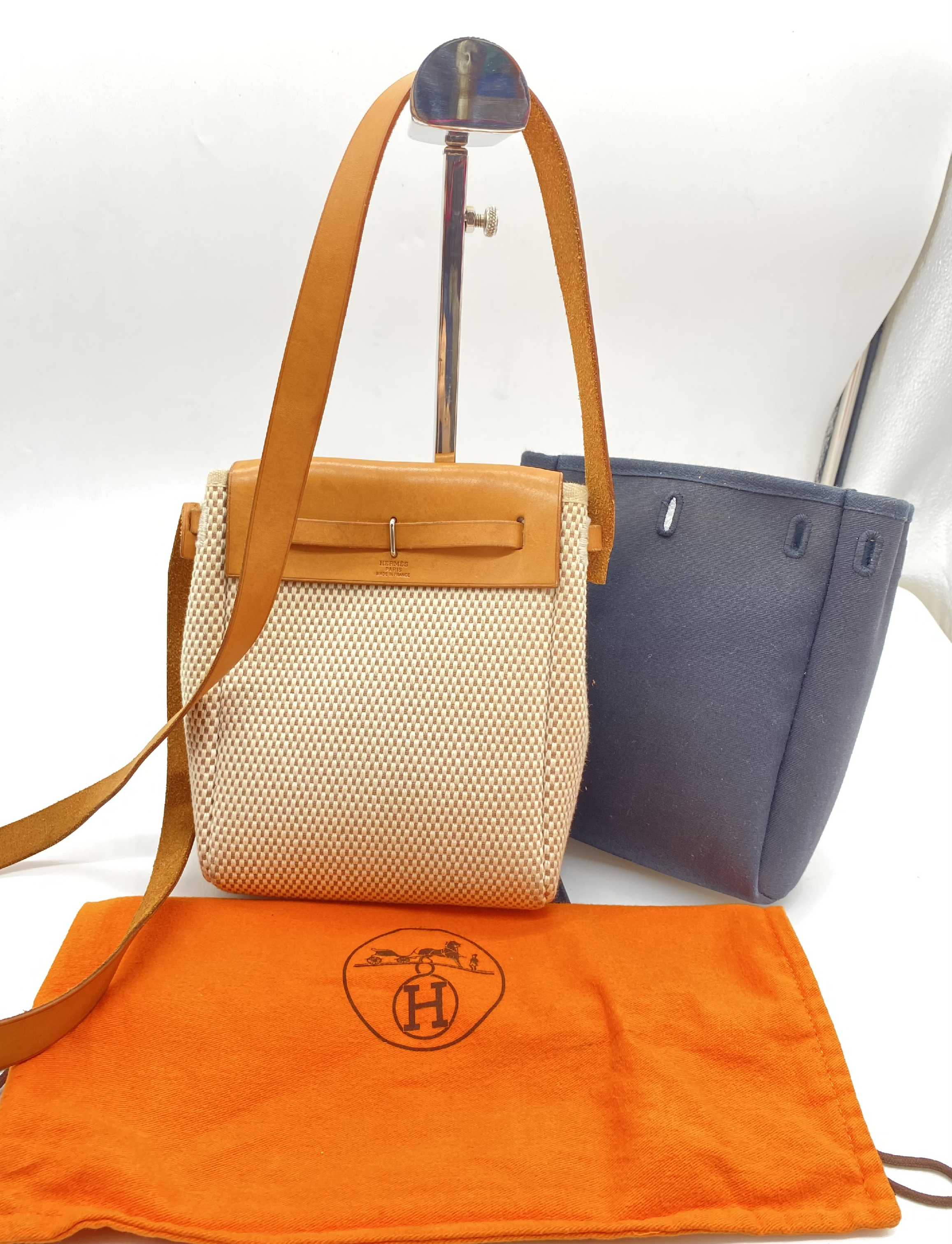 Herbag TPM Shoulder Bag with Silver Hardware — view 2