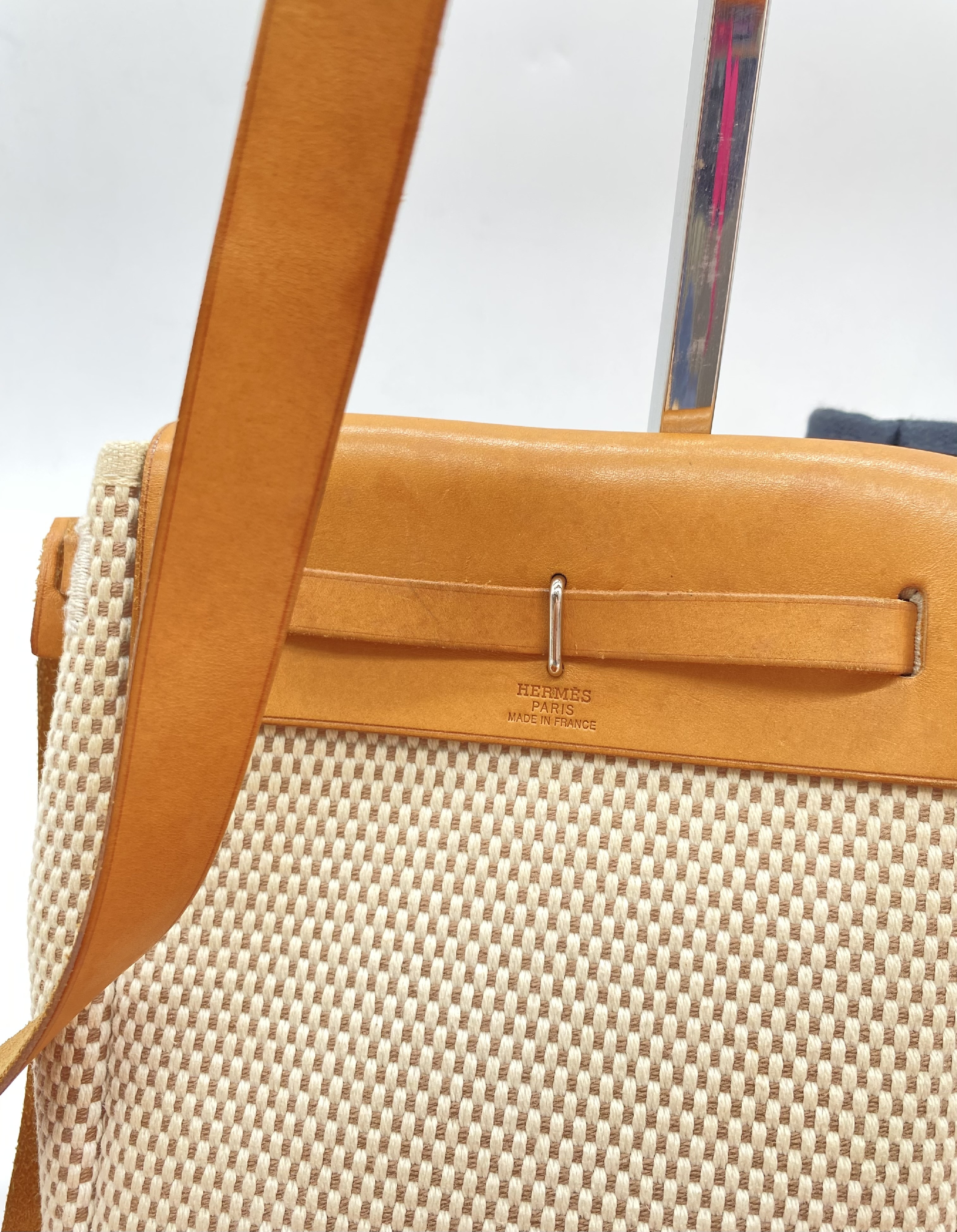 Herbag TPM Shoulder Bag with Silver Hardware — view 3