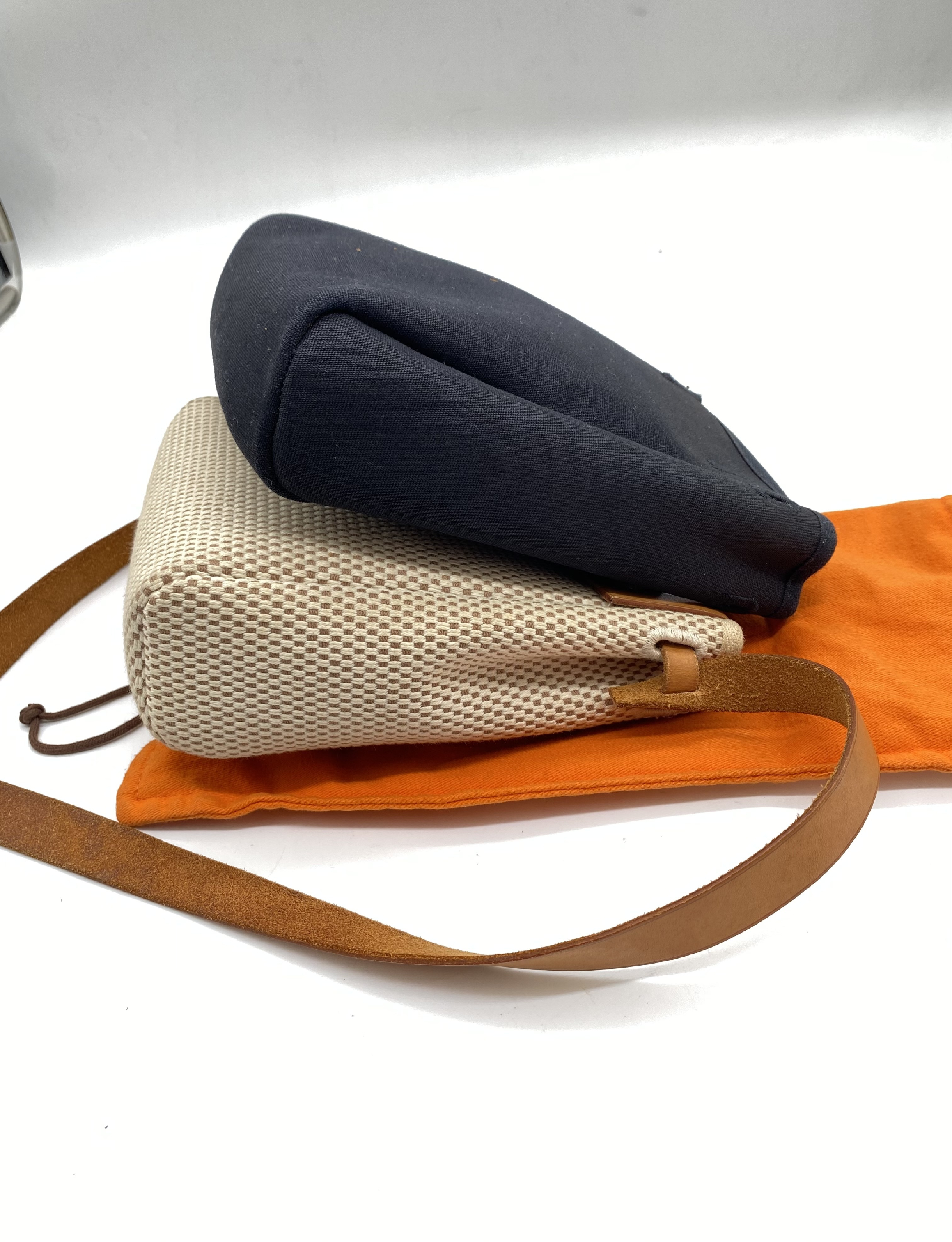 Herbag TPM Shoulder Bag with Silver Hardware — view 4
