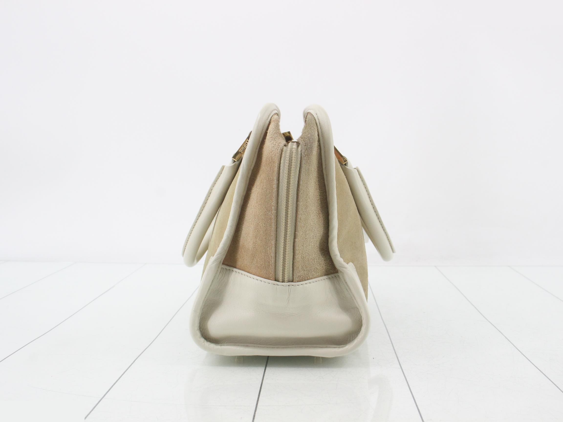 Amazona Suede x Leather Handbag — view 4