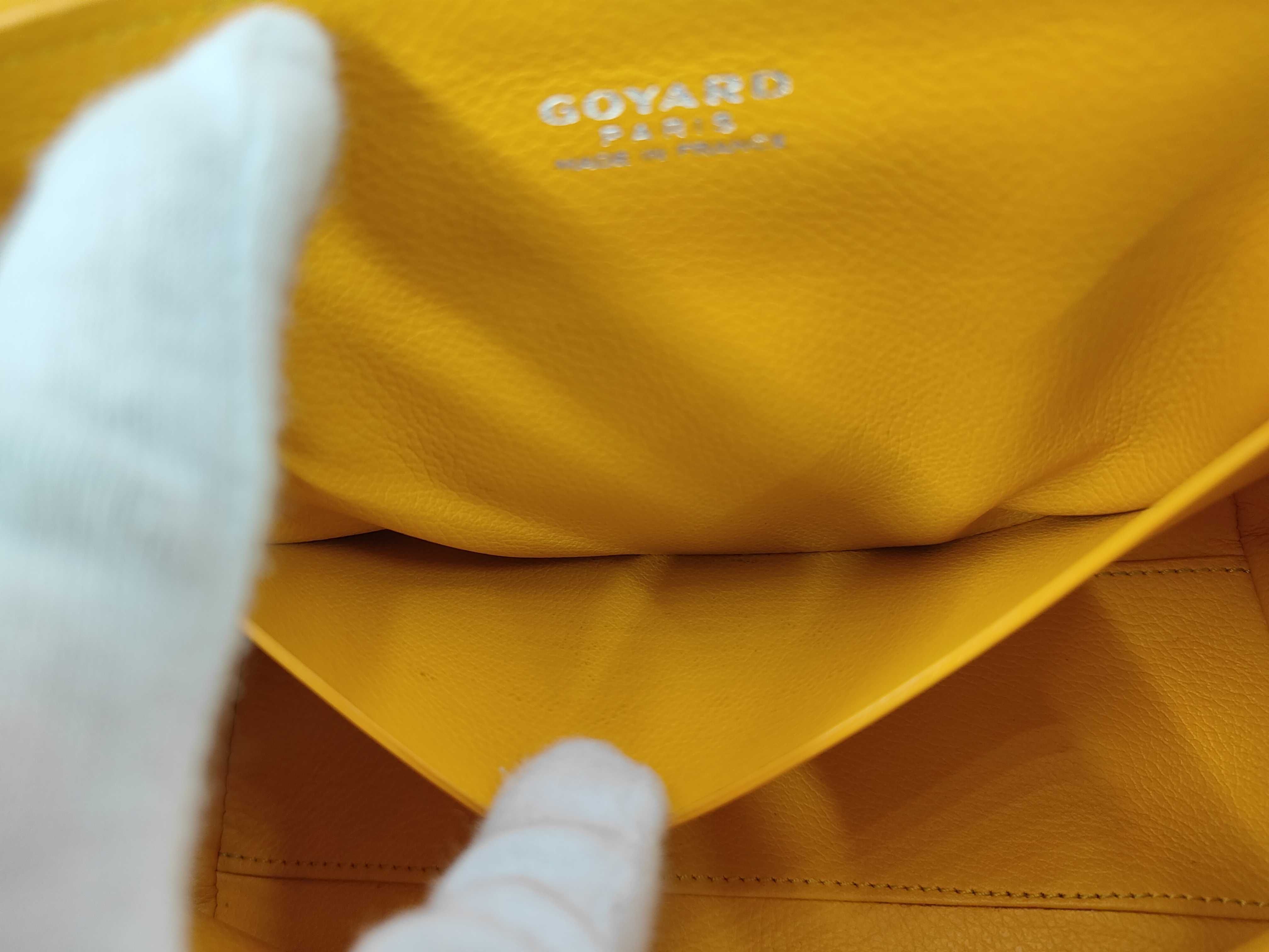 Saigon Herringbone 2-way Shoulder Bag, Yellow Handbag — view 10