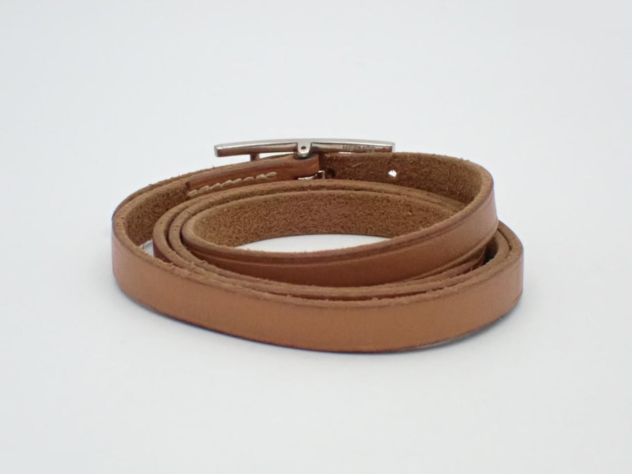 Leather bracelet, Api brand, total length approximately 75 cm — view 2