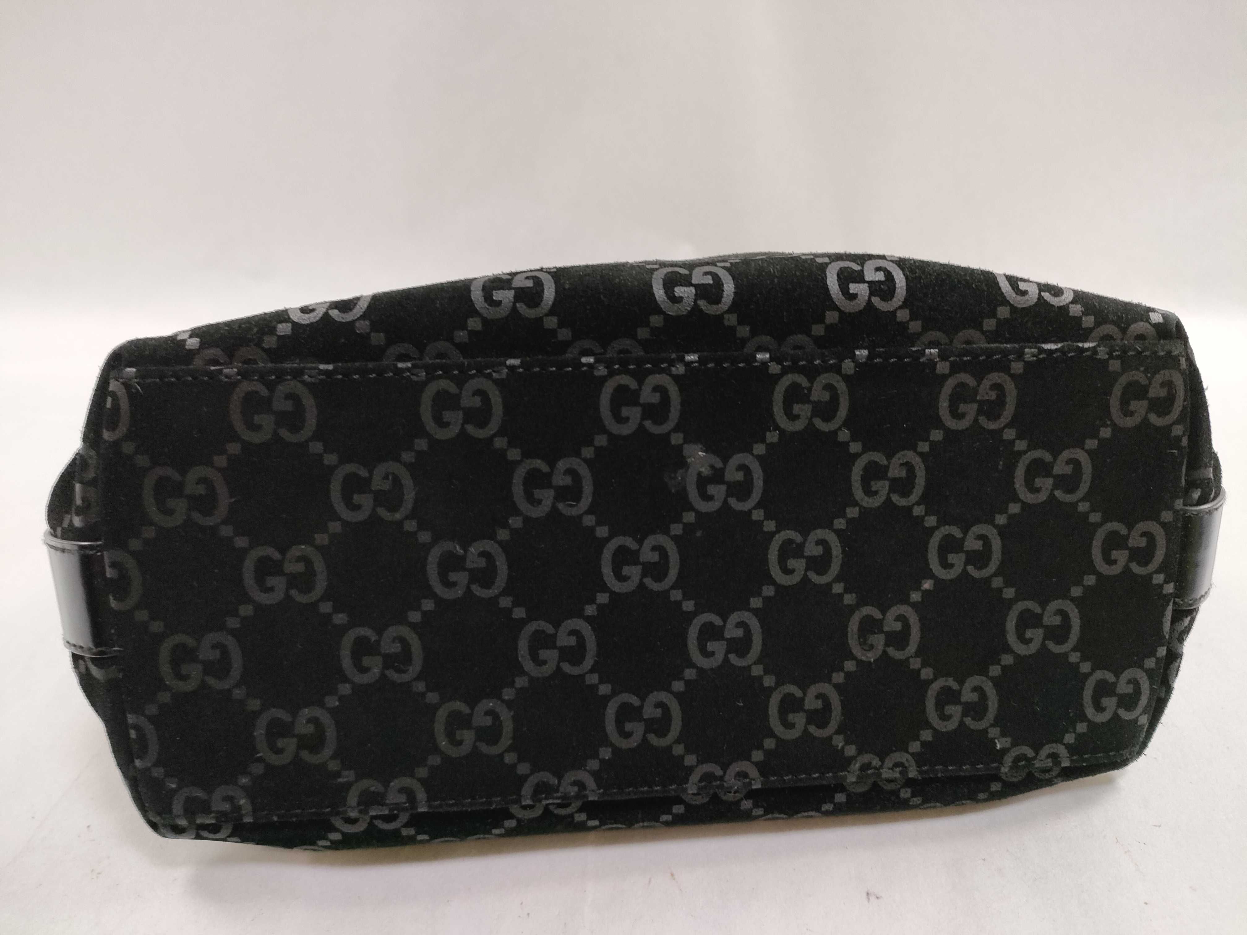 GG pattern suede one-shoulder bag 000 0602 002046 Shoulder bag — view 9