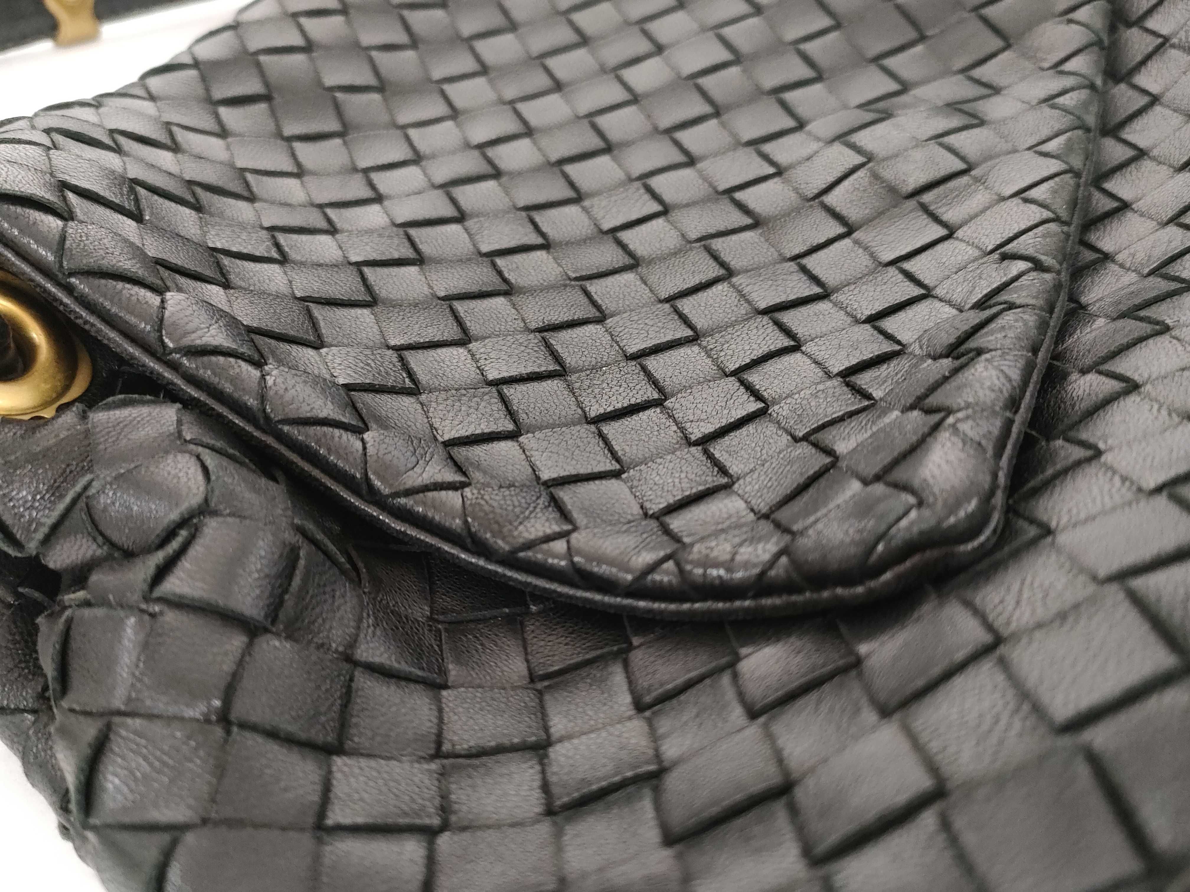 Intrecciato Bottega Veneta Handbag Intrecciato Black Leather Handbag — view 13