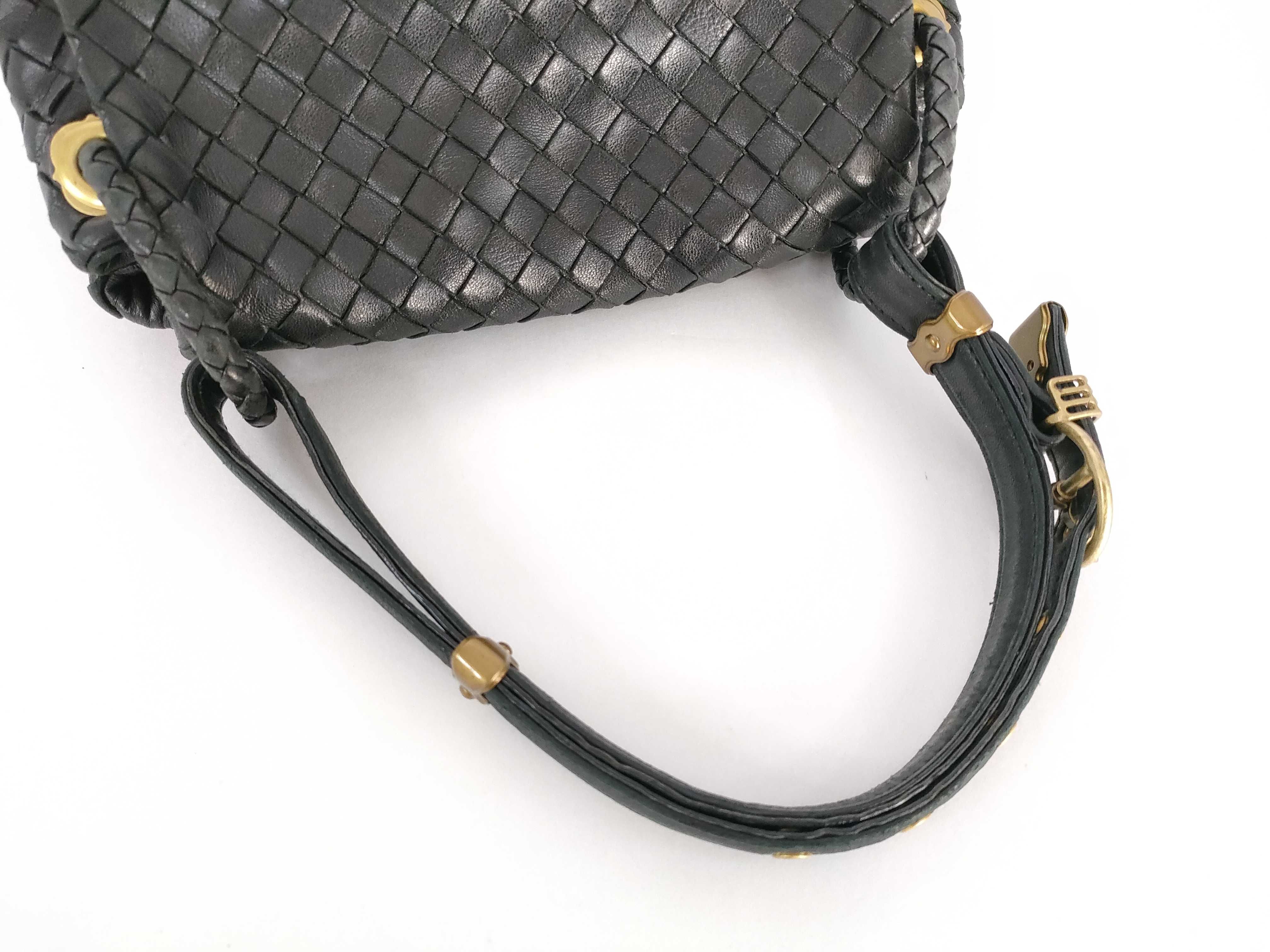 Intrecciato Bottega Veneta Handbag Intrecciato Black Leather Handbag — view 3