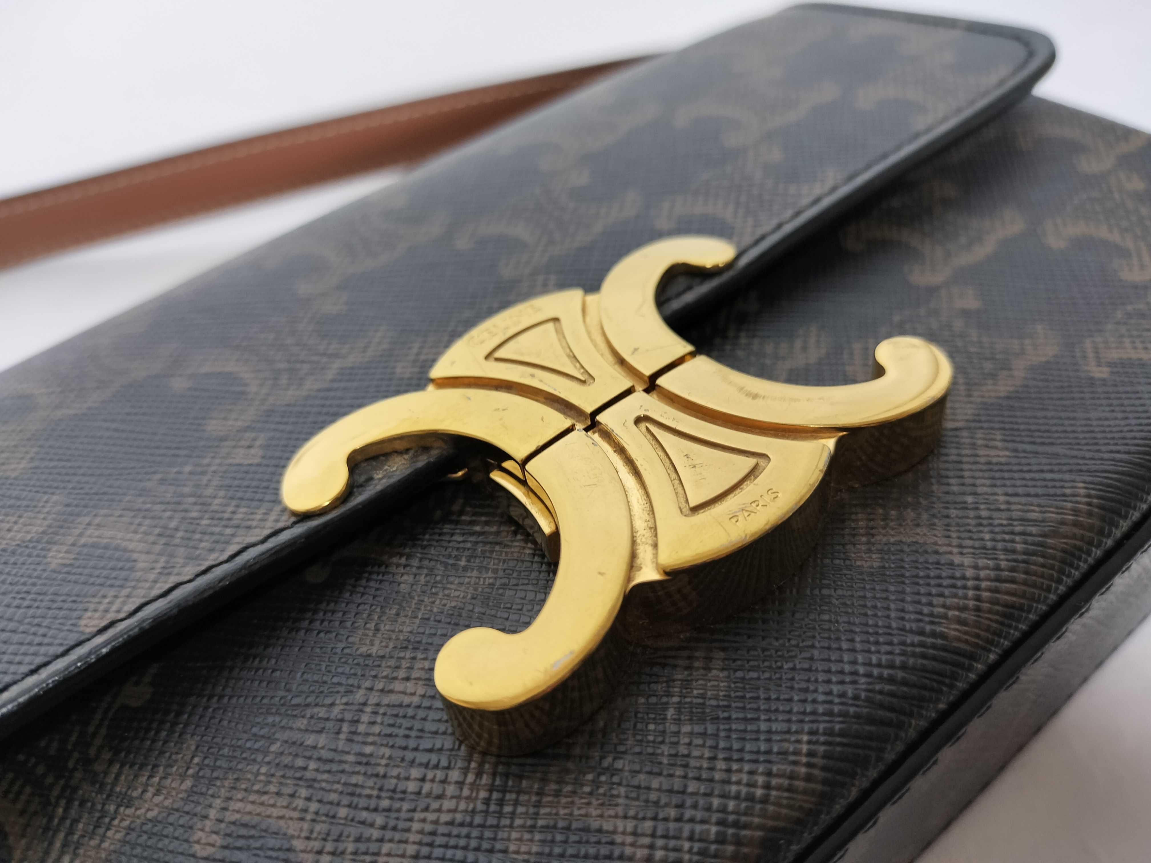 Claude Triomphe Gold Shoulder Bag — view 8