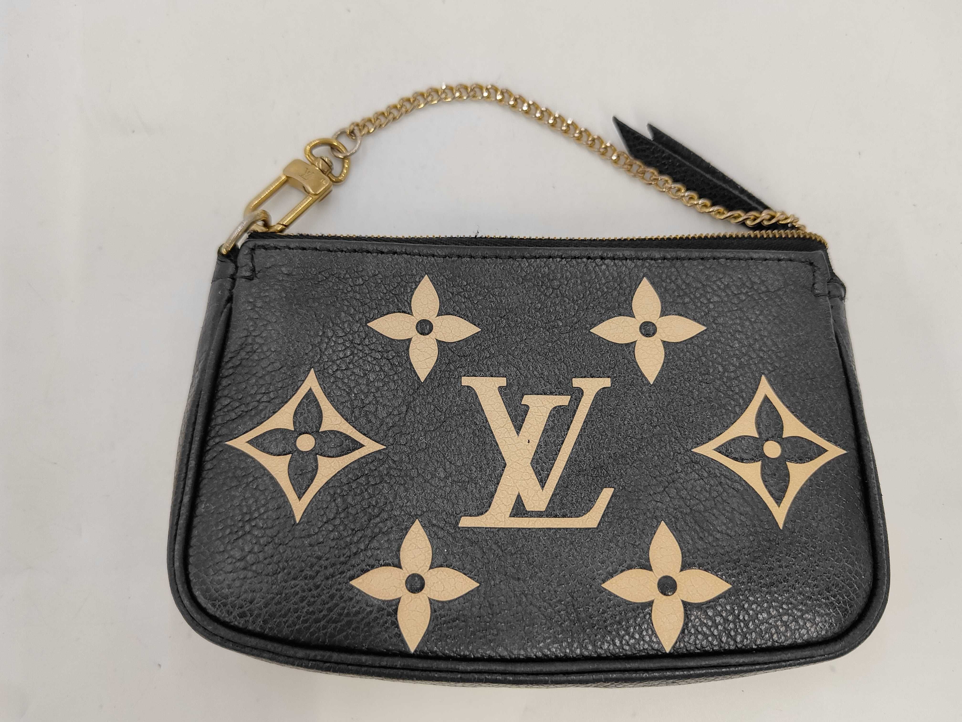 Monogram Empreinte Mini Pochette Accessoires M80732 Black (RFID detected) Pouch
