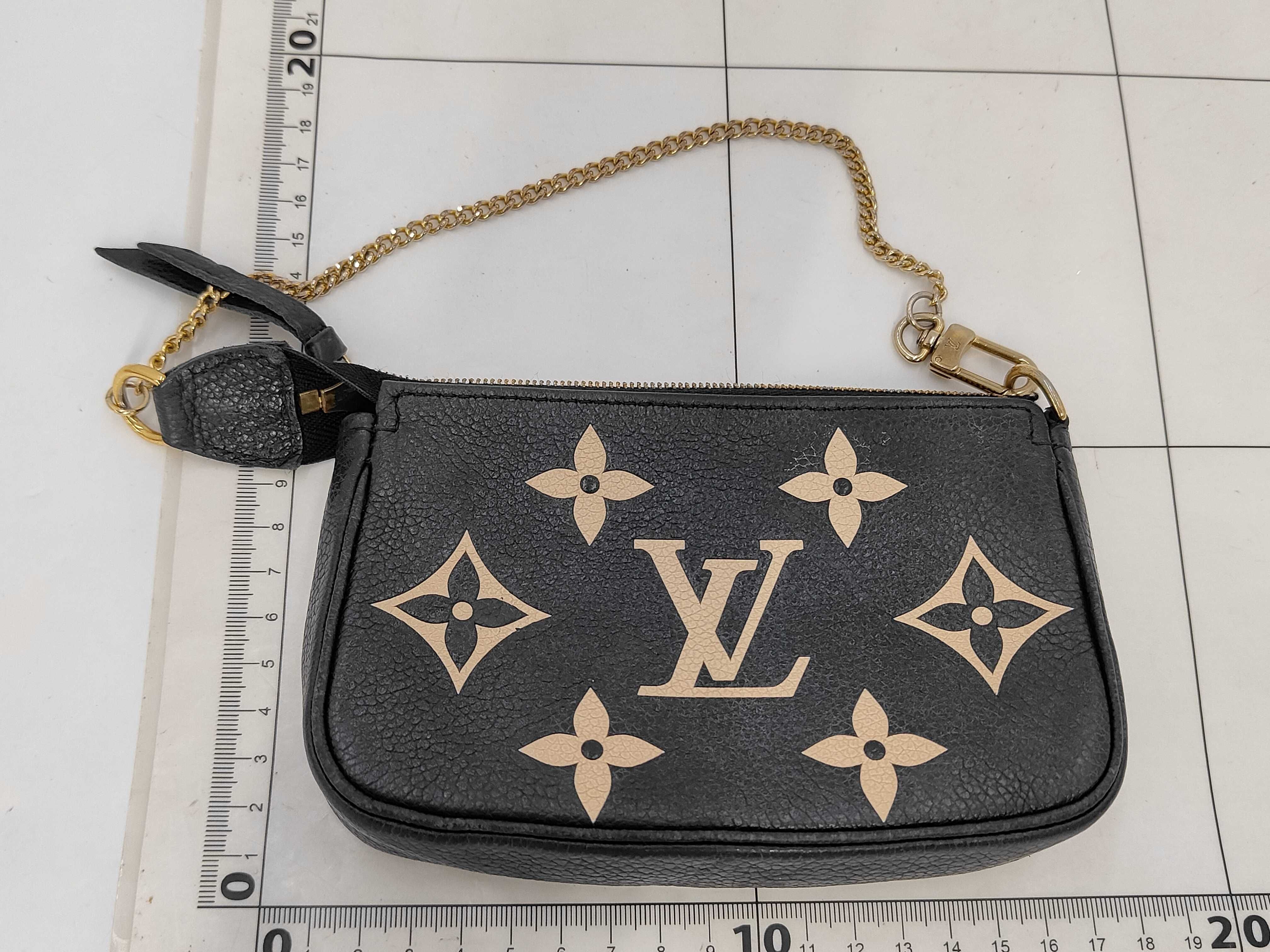 Monogram Empreinte Mini Pochette Accessoires M80732 Black (RFID detected) Pouch — view 2