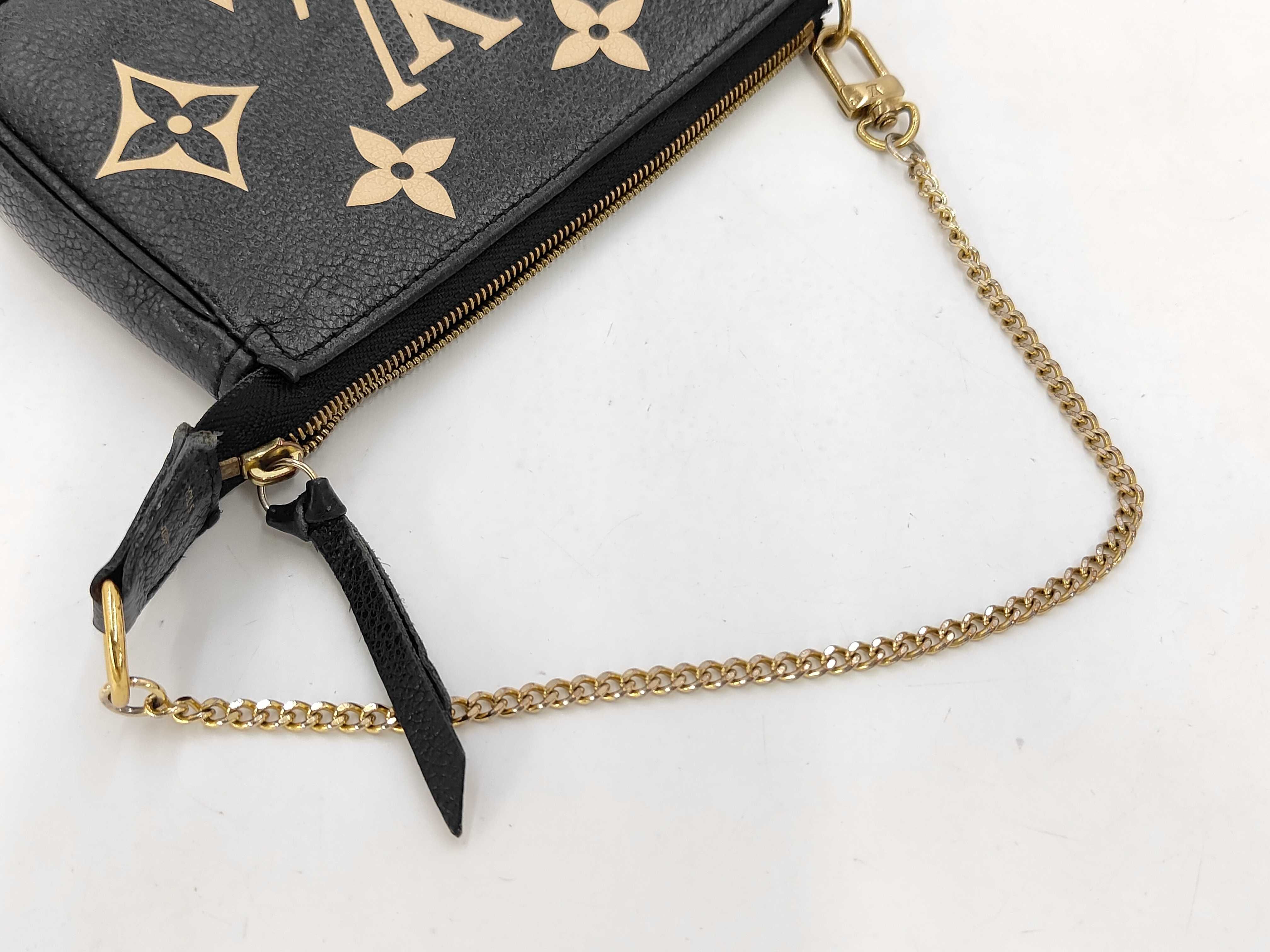 Monogram Empreinte Mini Pochette Accessoires M80732 Black (RFID detected) Pouch — view 5