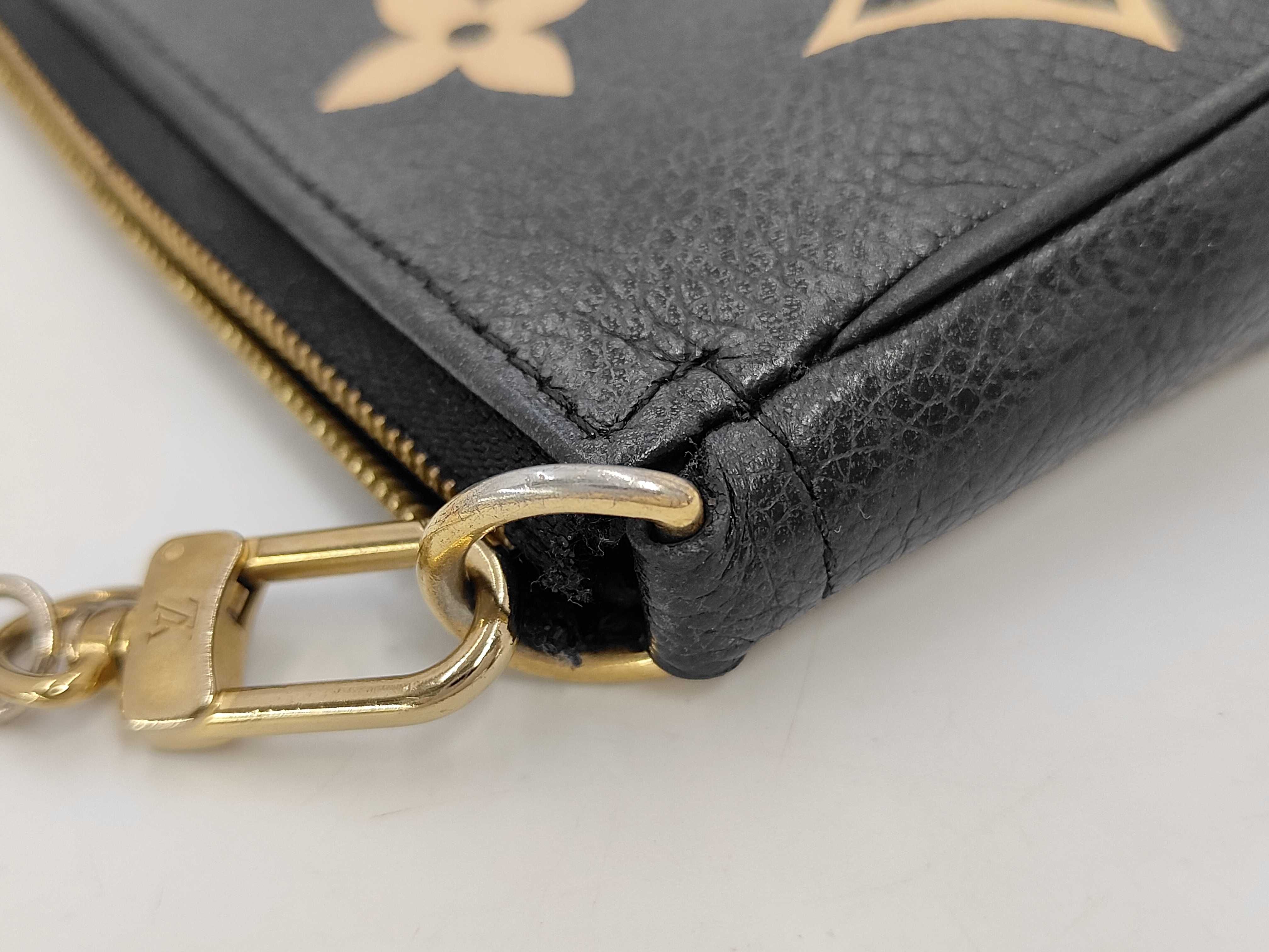 Monogram Empreinte Mini Pochette Accessoires M80732 Black (RFID detected) Pouch — view 7