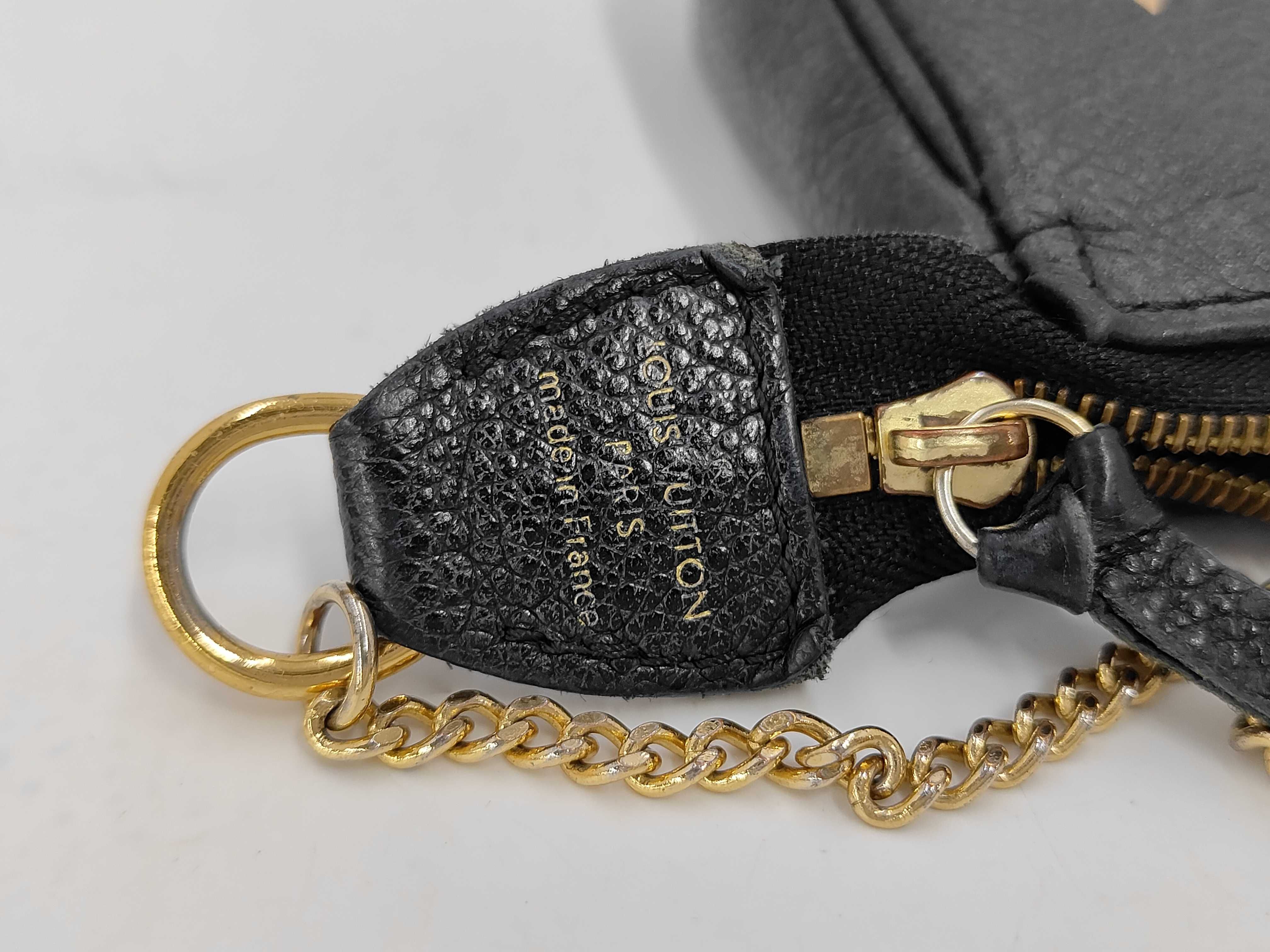 Monogram Empreinte Mini Pochette Accessoires M80732 Black (RFID detected) Pouch — view 10