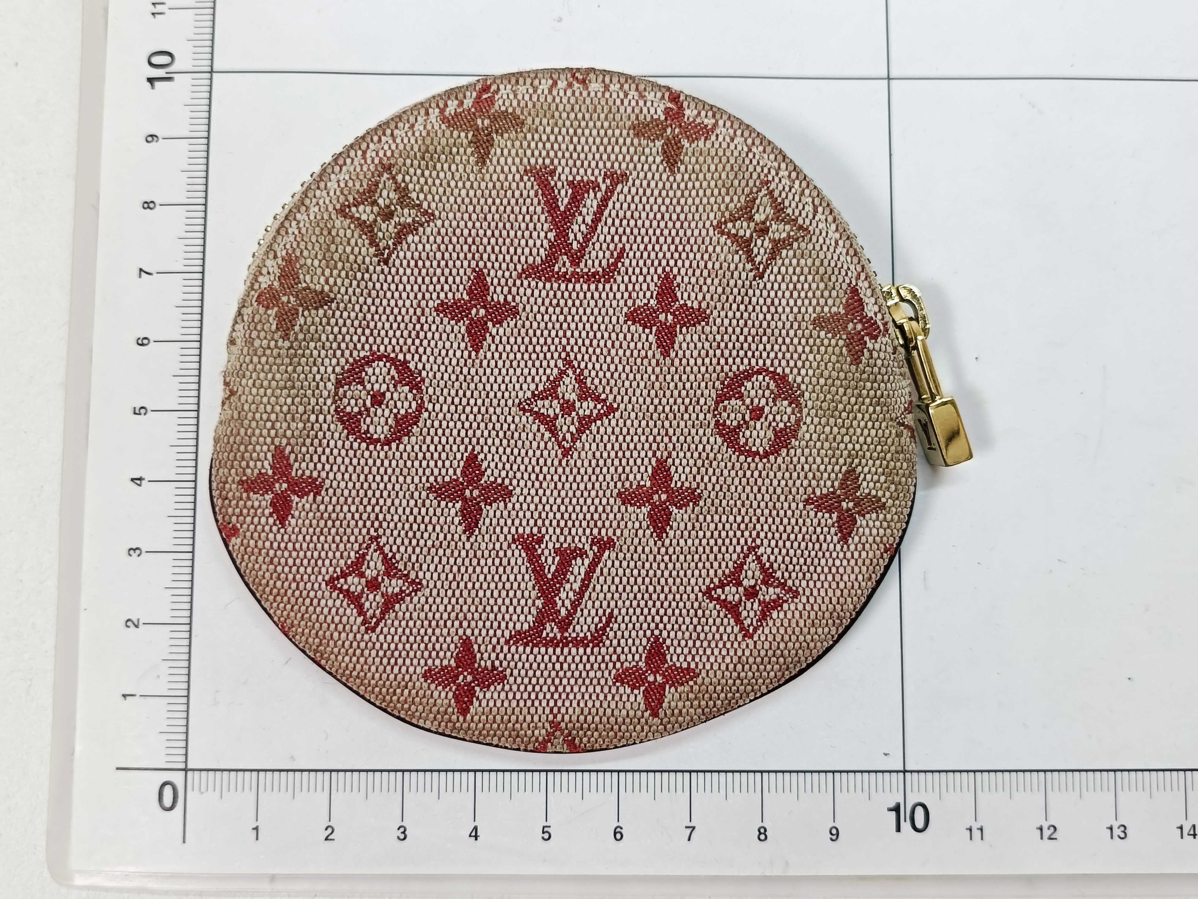 Monogram Mini Portemonnaie Long Mini Lin Coin Case — view 2