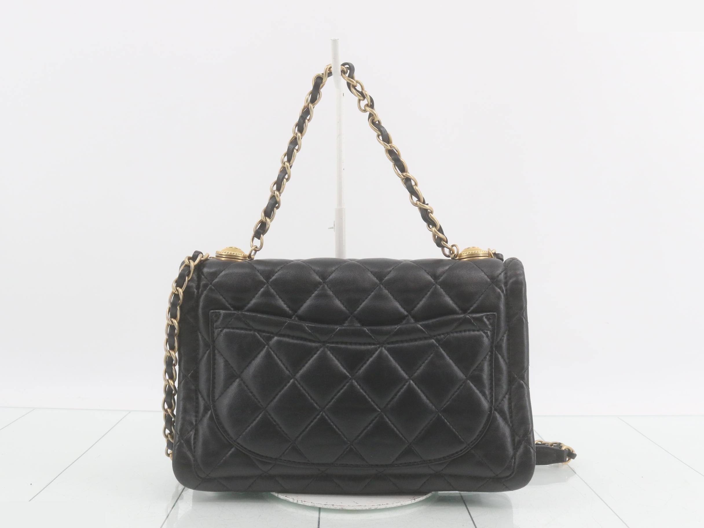 Lambskin, Gold hardware, 2-way handbag — view 2