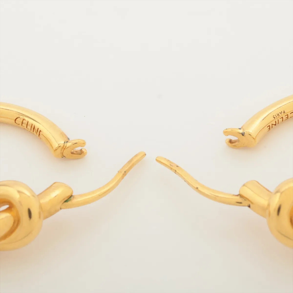 Knot SCA1224 Earrings (for both ears) GP Gold — view 4