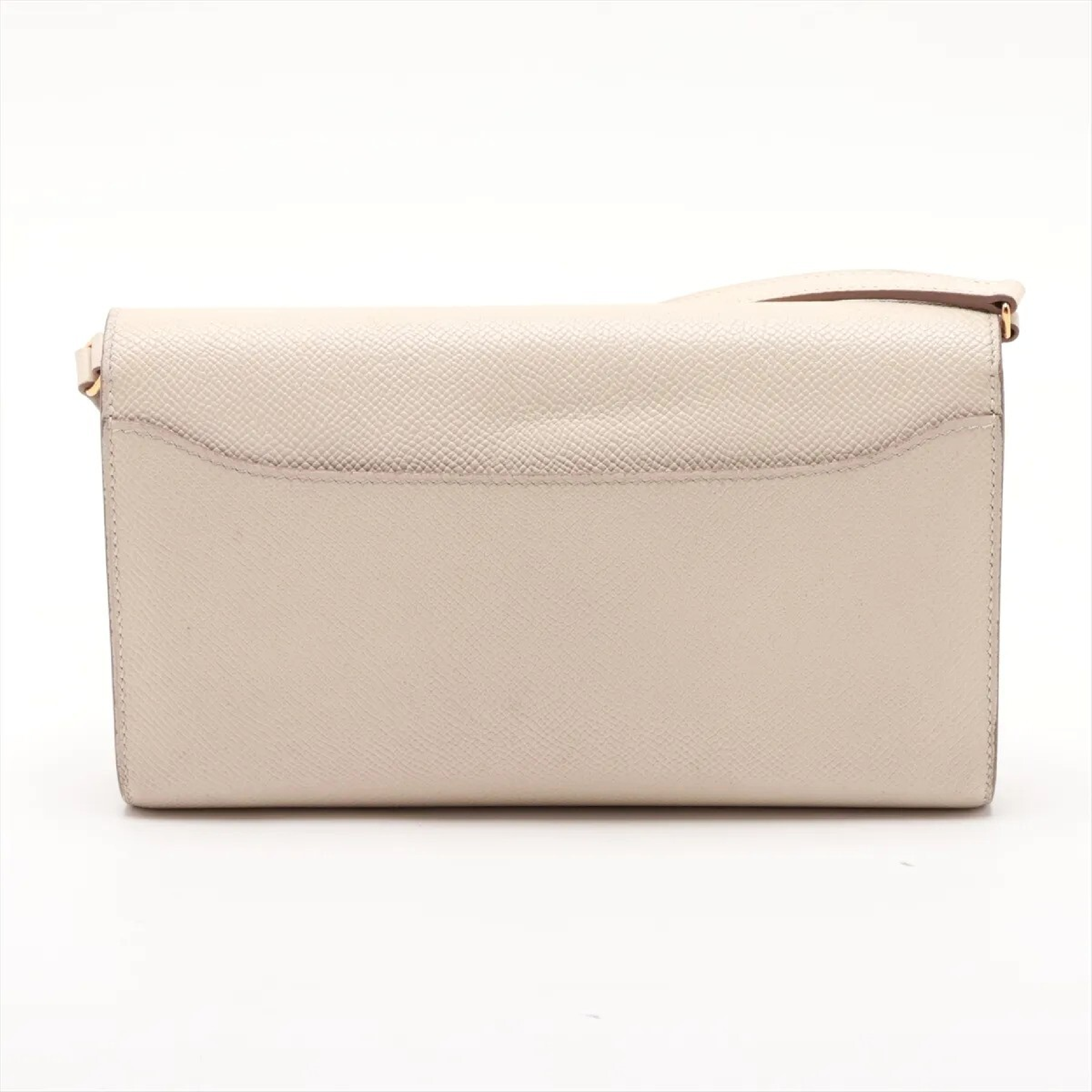Constance Long To Go, Veau Epsom leather, Nata finish, gold hardware, B: 2023 model, with box and dust bag. Shoulder bag. — view 2
