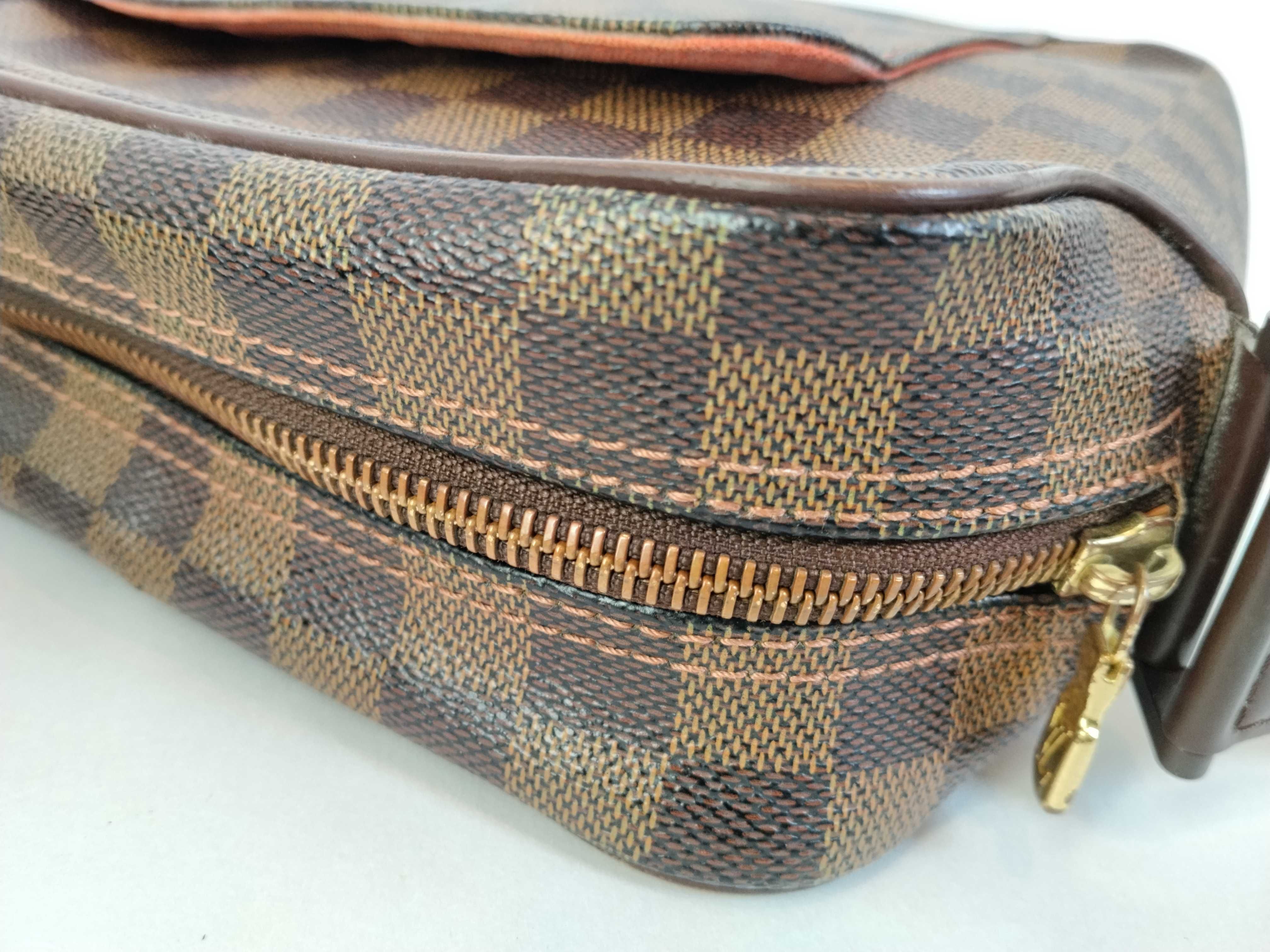 Damier Olaf PM N41442 MI0035 Brown Shoulder Bag — view 8