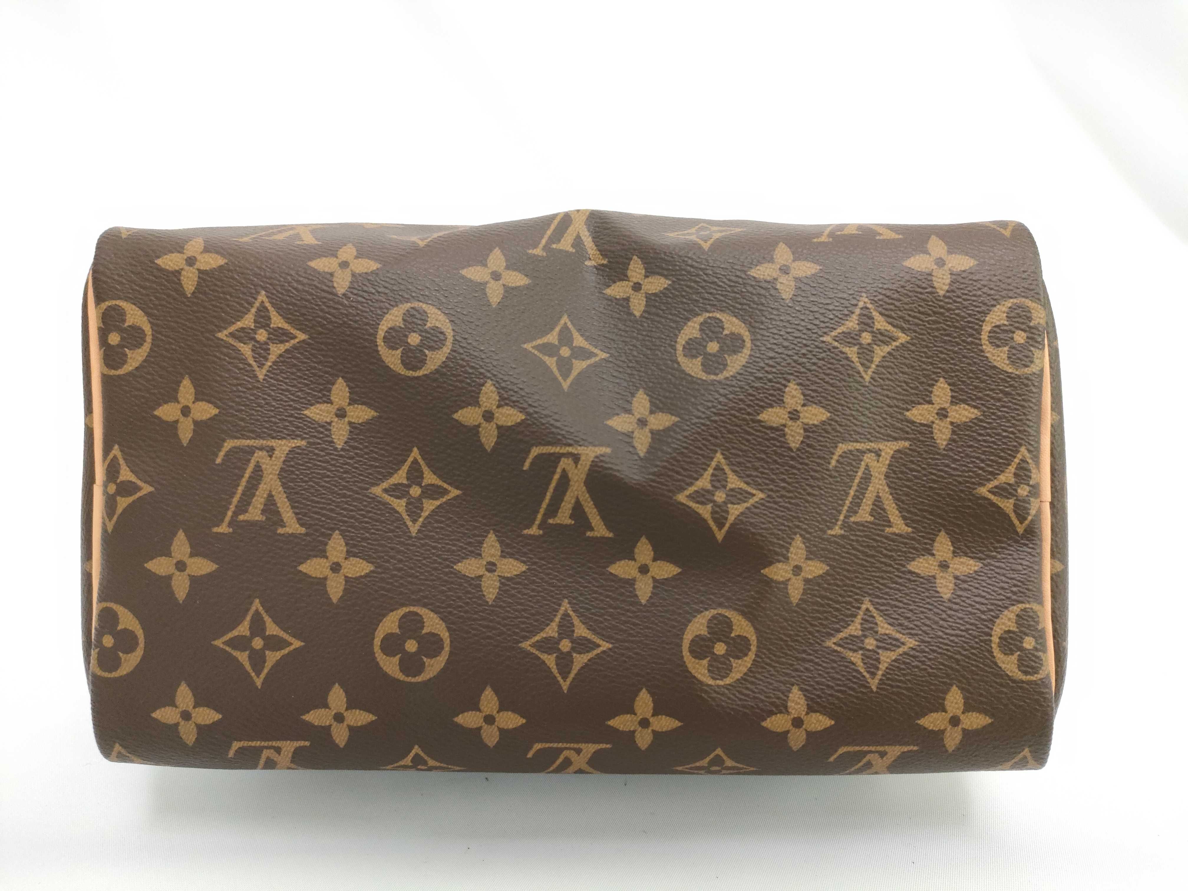 Monogram Speedy 25 IC Handbag with Padlock and Key — view 3