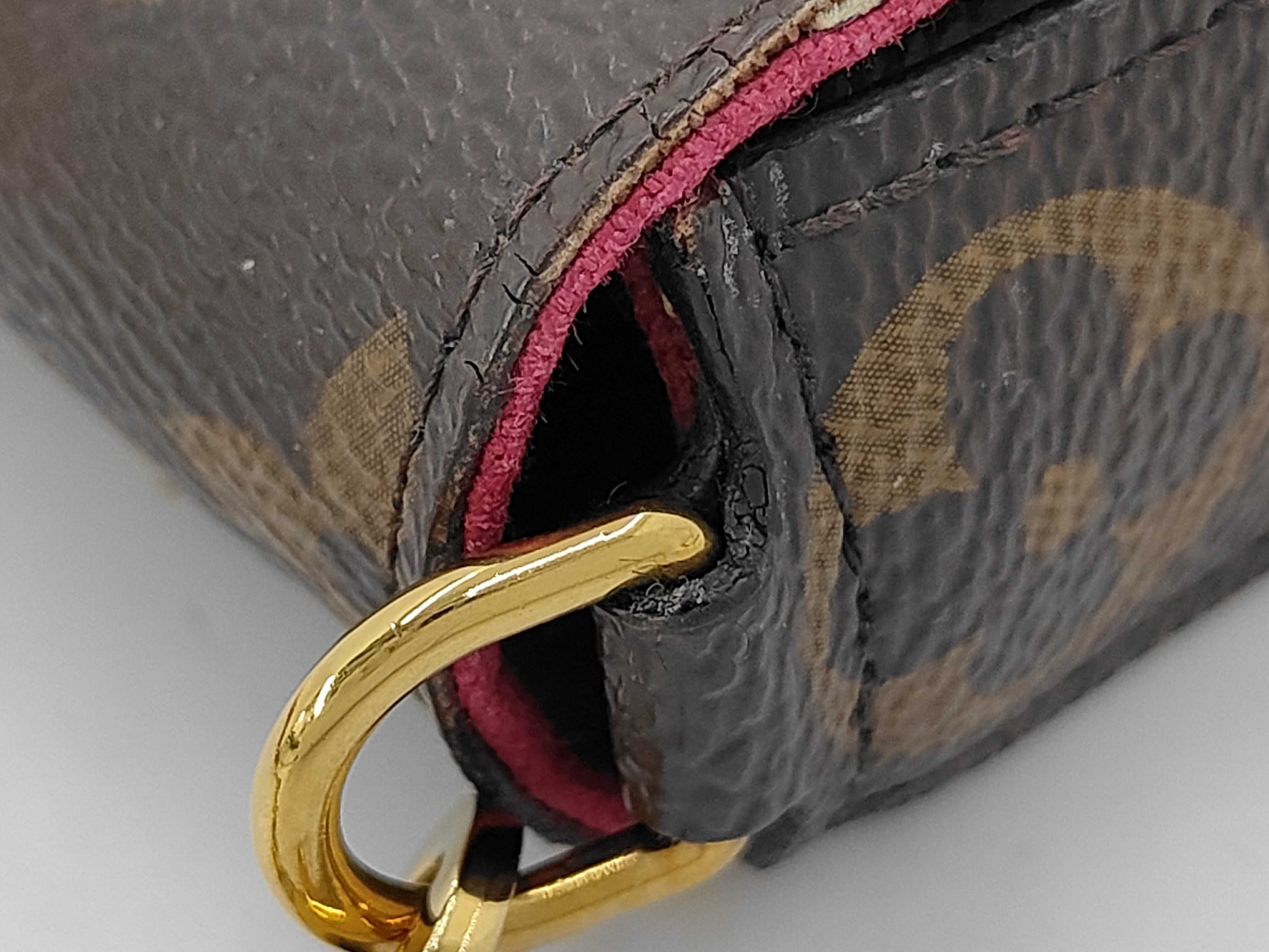 Monogram Louis Vuitton Brown Monogram M81896 Pochette Felicie Chain Shoulder Bag — view 7