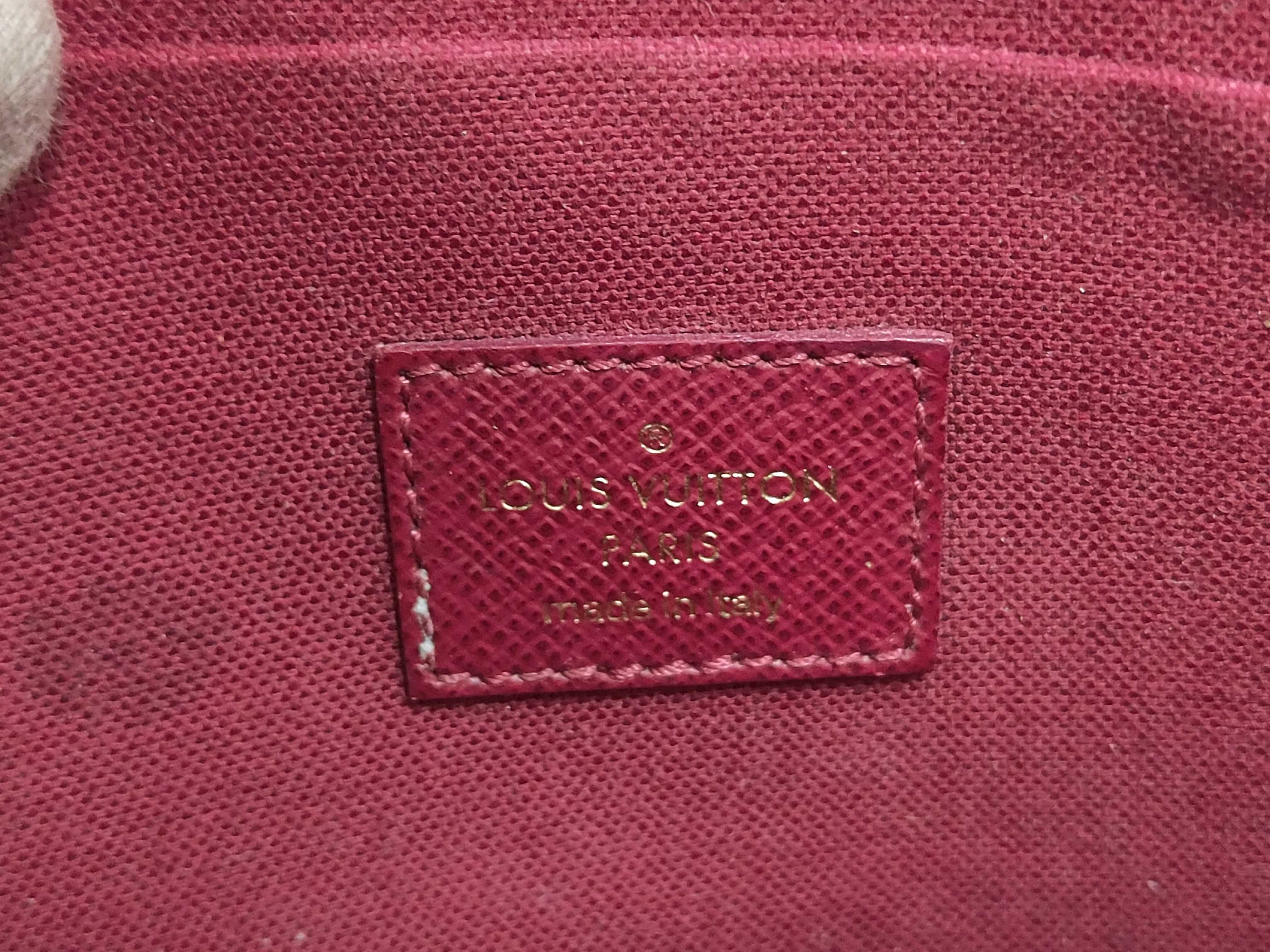 Monogram Louis Vuitton Brown Monogram M81896 Pochette Felicie Chain Shoulder Bag — view 10