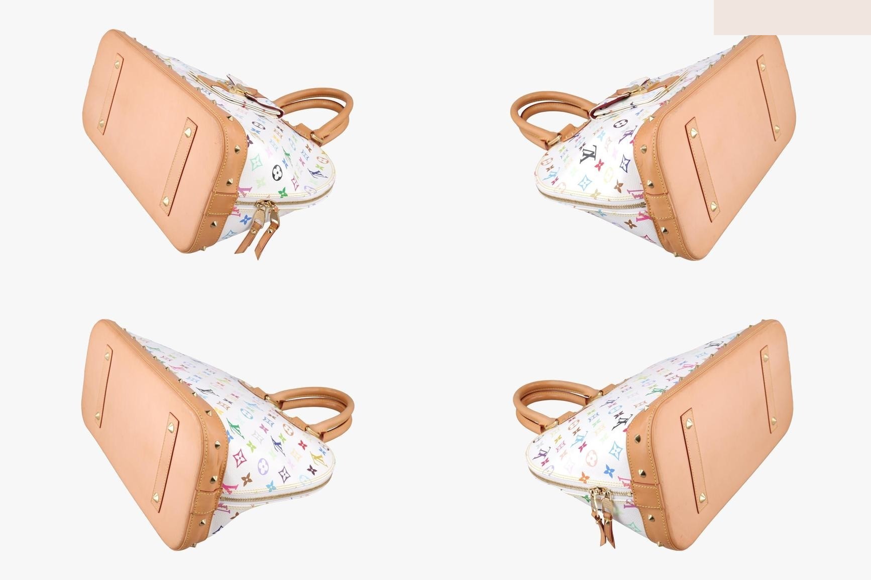 Alma GM Monogram Multicolor Blanc — view 4