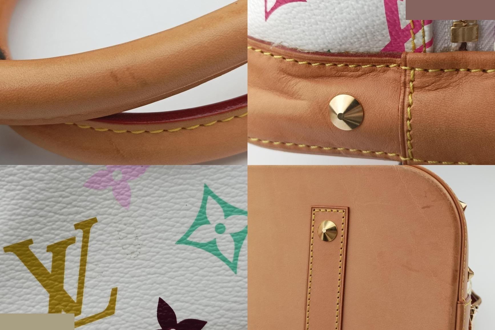 Alma GM Monogram Multicolor Blanc — view 10