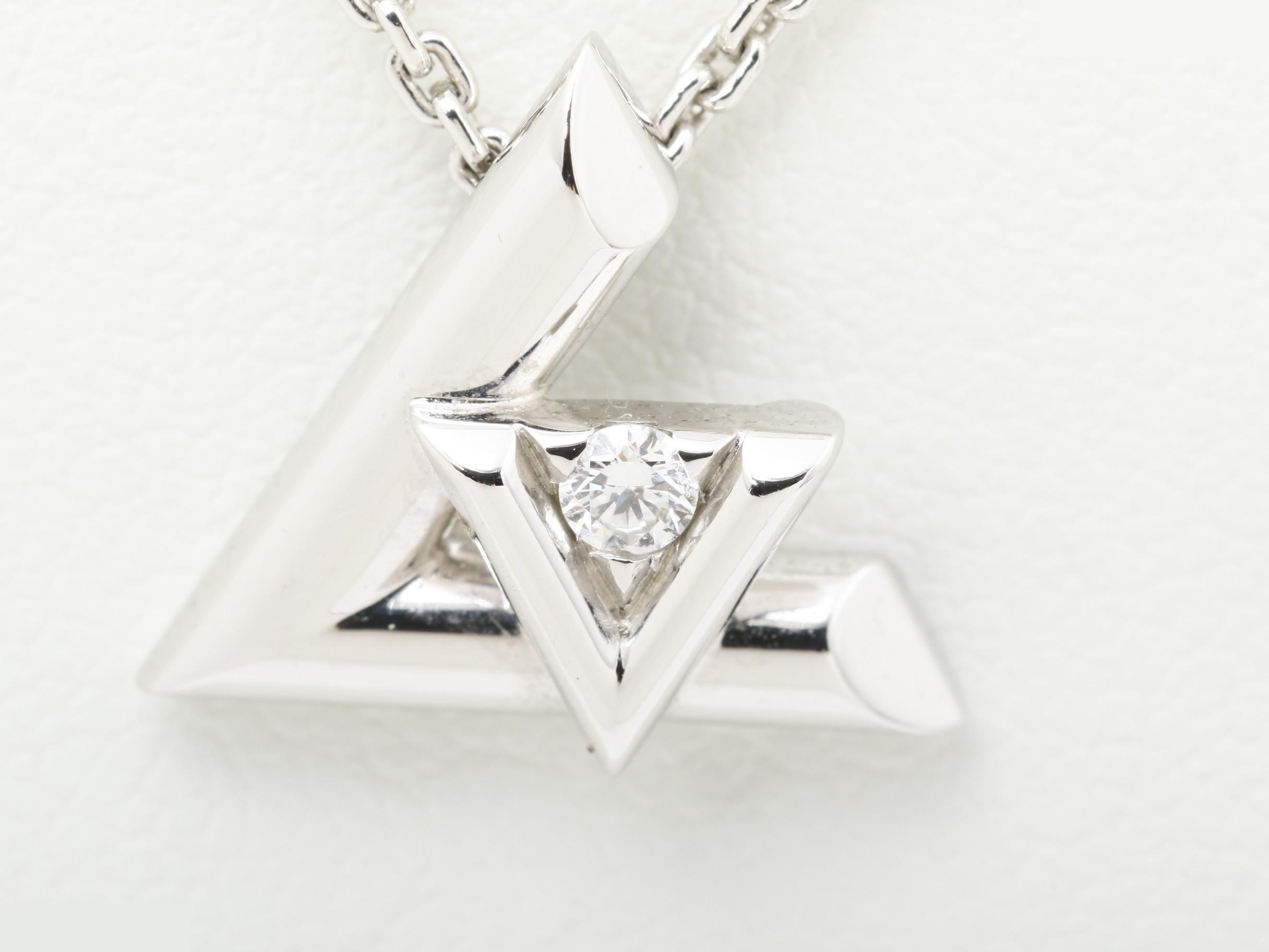 Volt One Necklace, 5.9g, 750WG, Diamond, Chain approx. 45cm — view 2