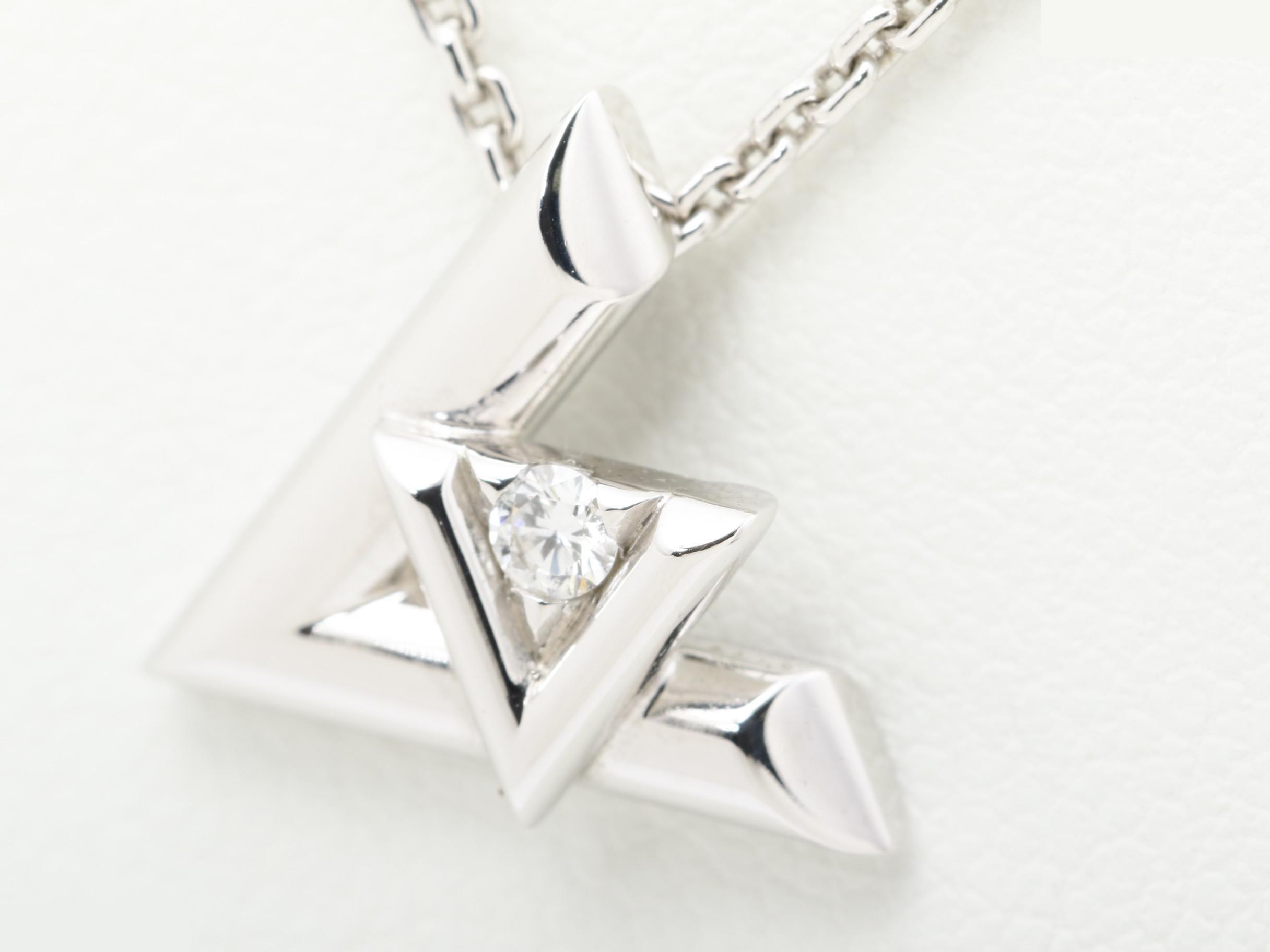 Volt One Necklace, 5.9g, 750WG, Diamond, Chain approx. 45cm — view 3
