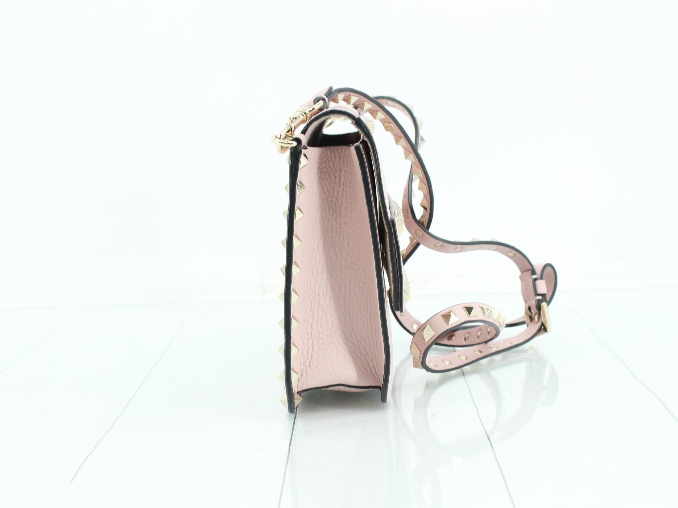 Studded Shoulder Bag, Pink, GARAVANI — view 4