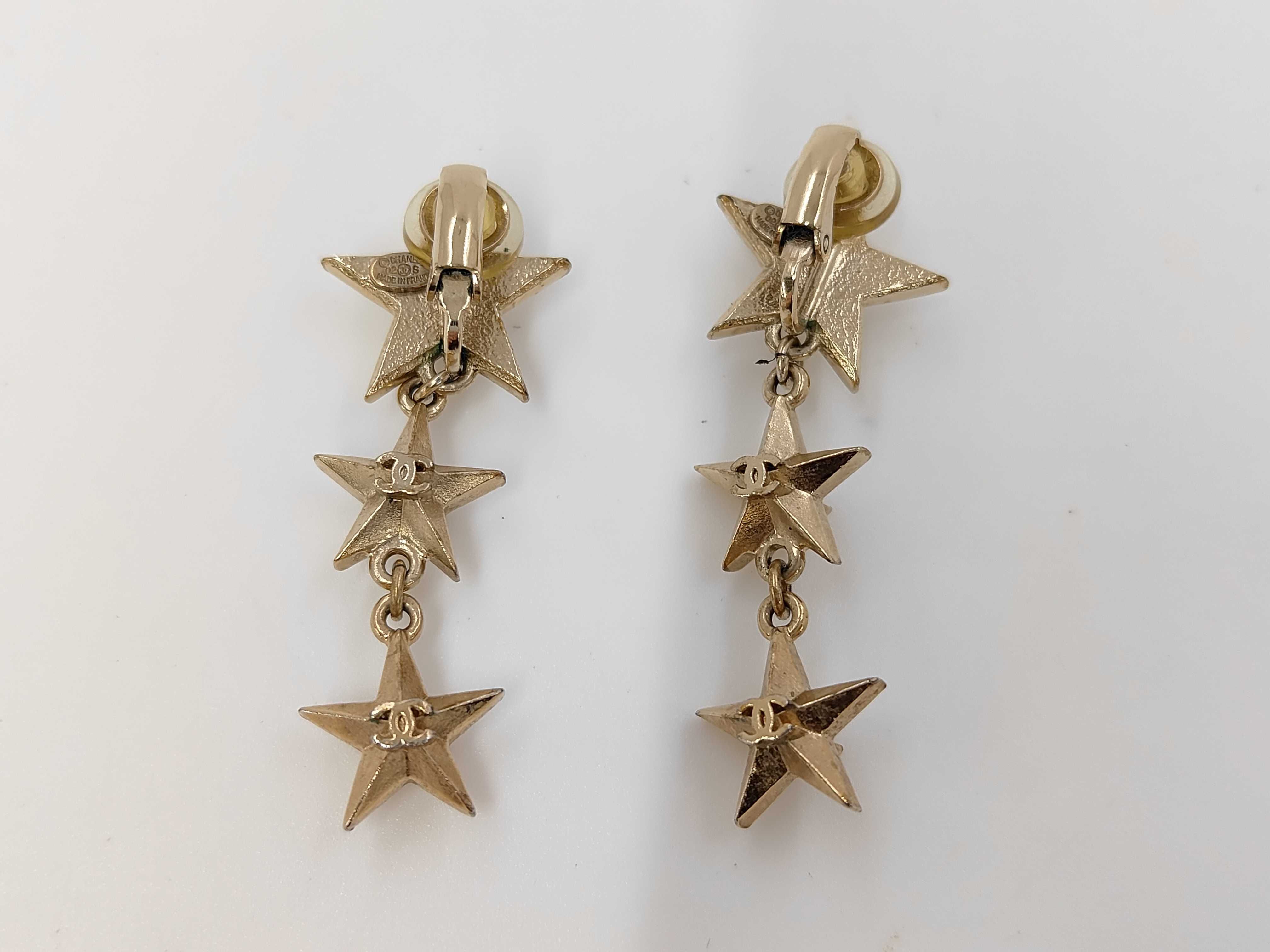Coco Mark Star Triple Earrings — view 2