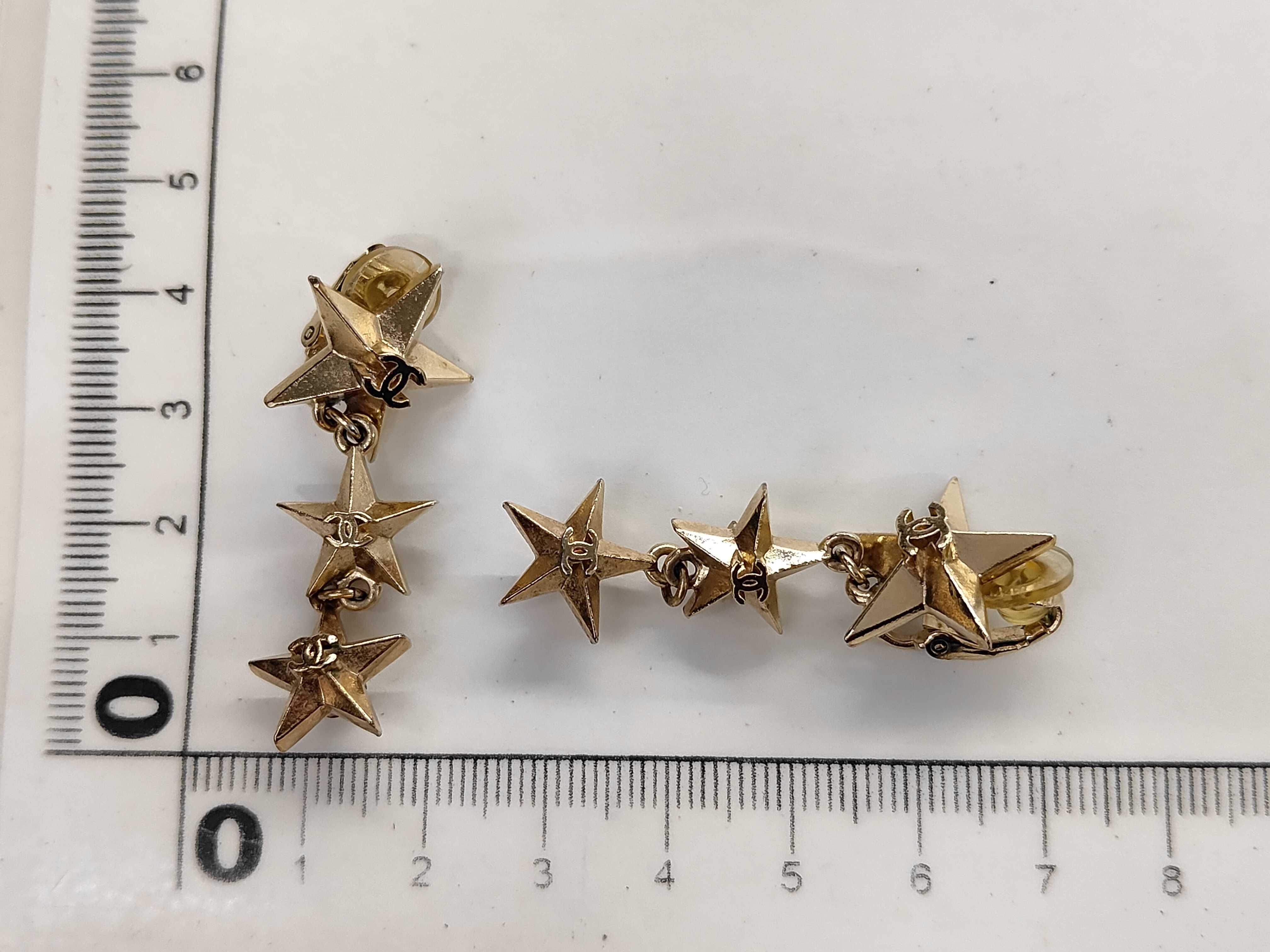 Coco Mark Star Triple Earrings — view 6