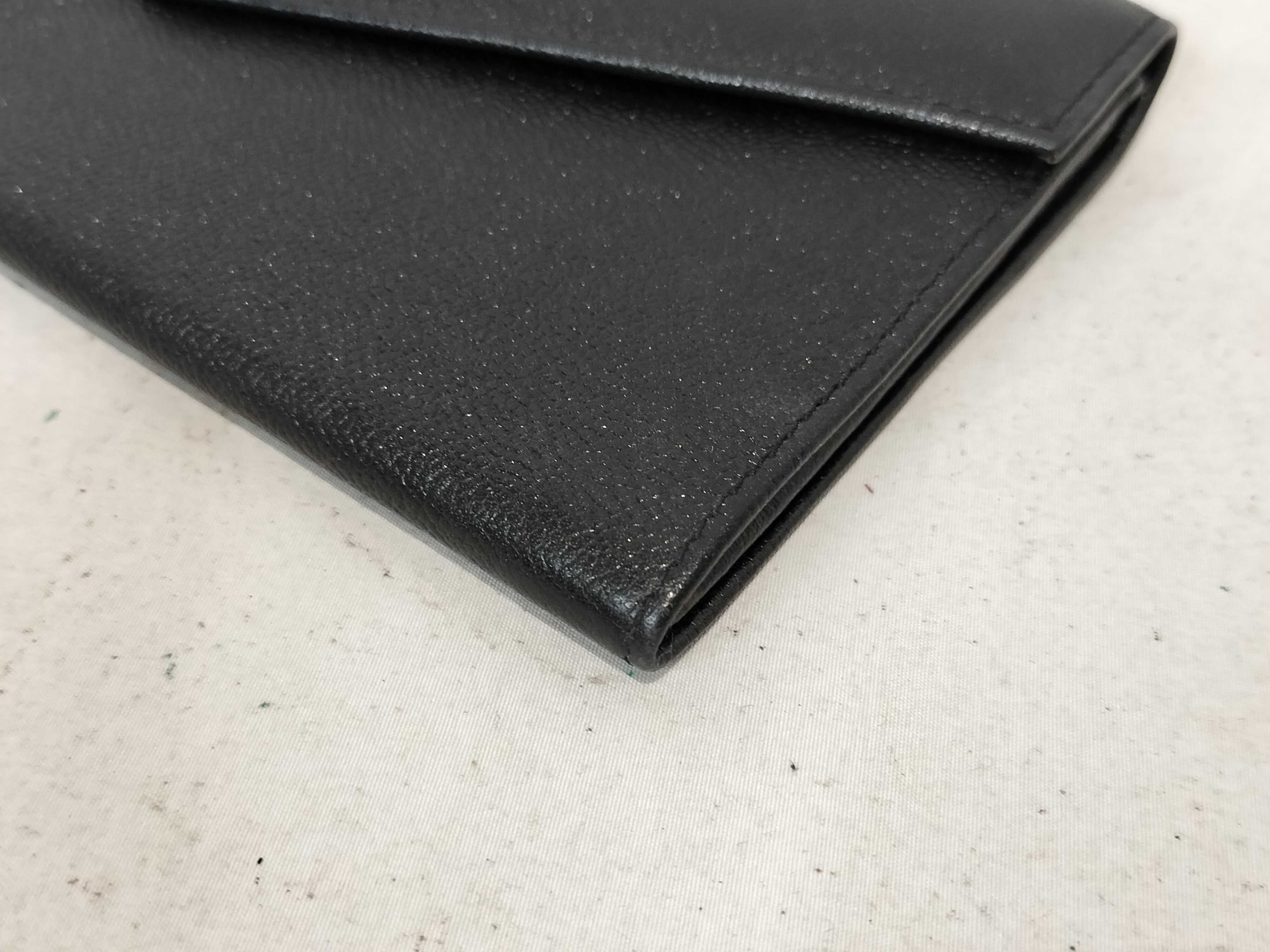 Leather YSL Logo Long Wallet — view 4