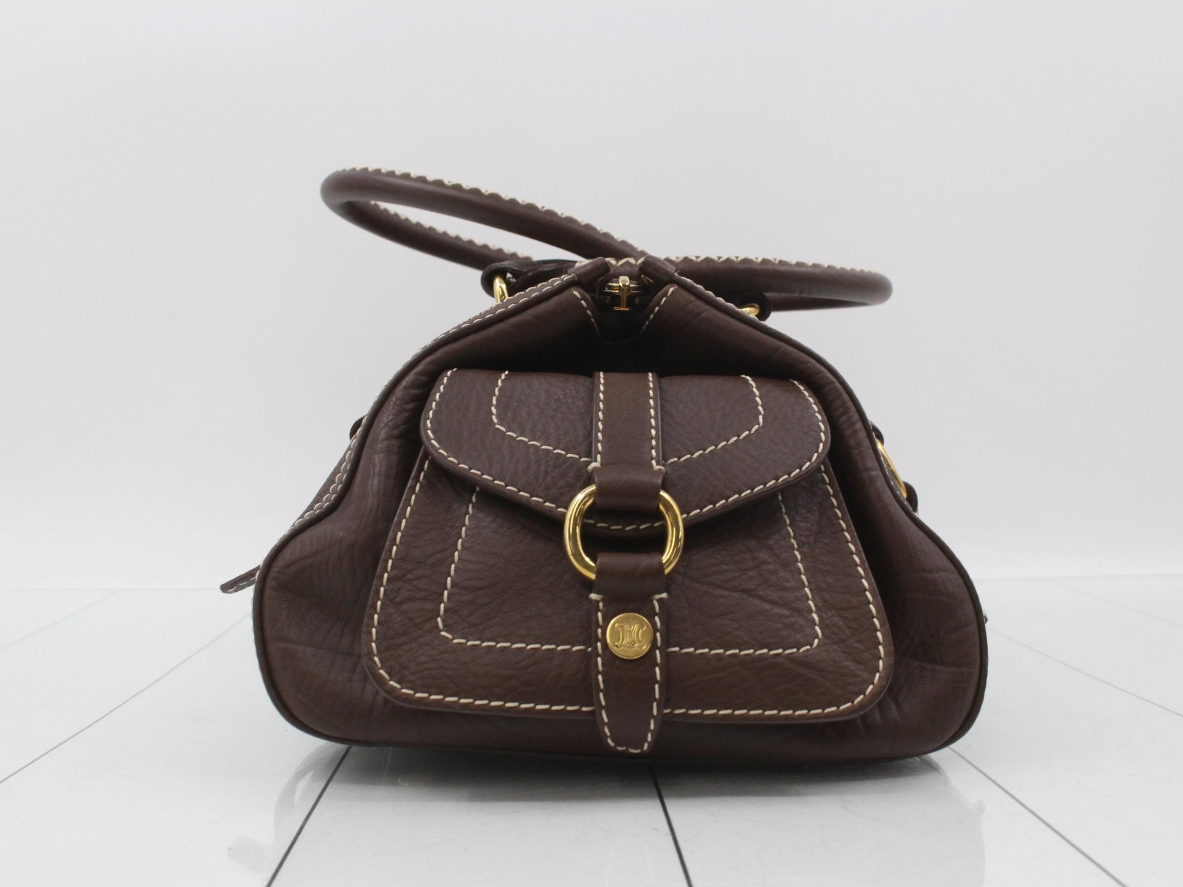 Triomphe Leather Bag - Boston Bag — view 4