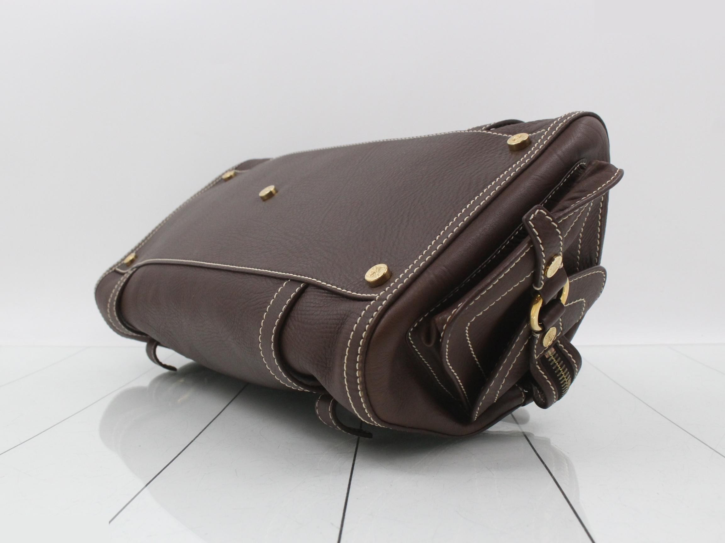 Triomphe Leather Bag - Boston Bag — view 6