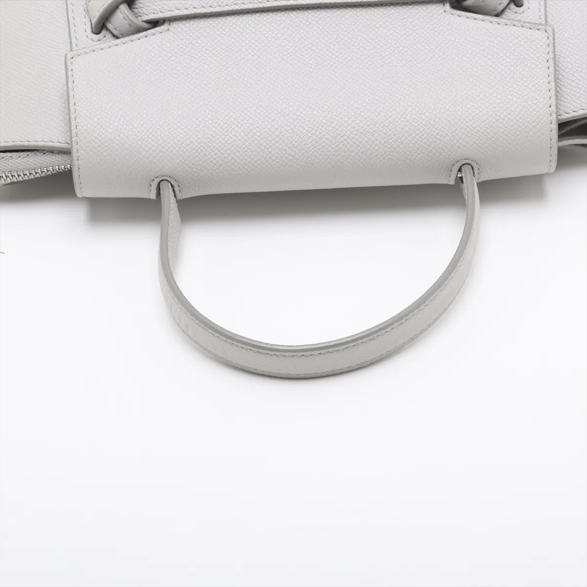 Belt Bag Nano Leather 2WAY Handbag White — view 5