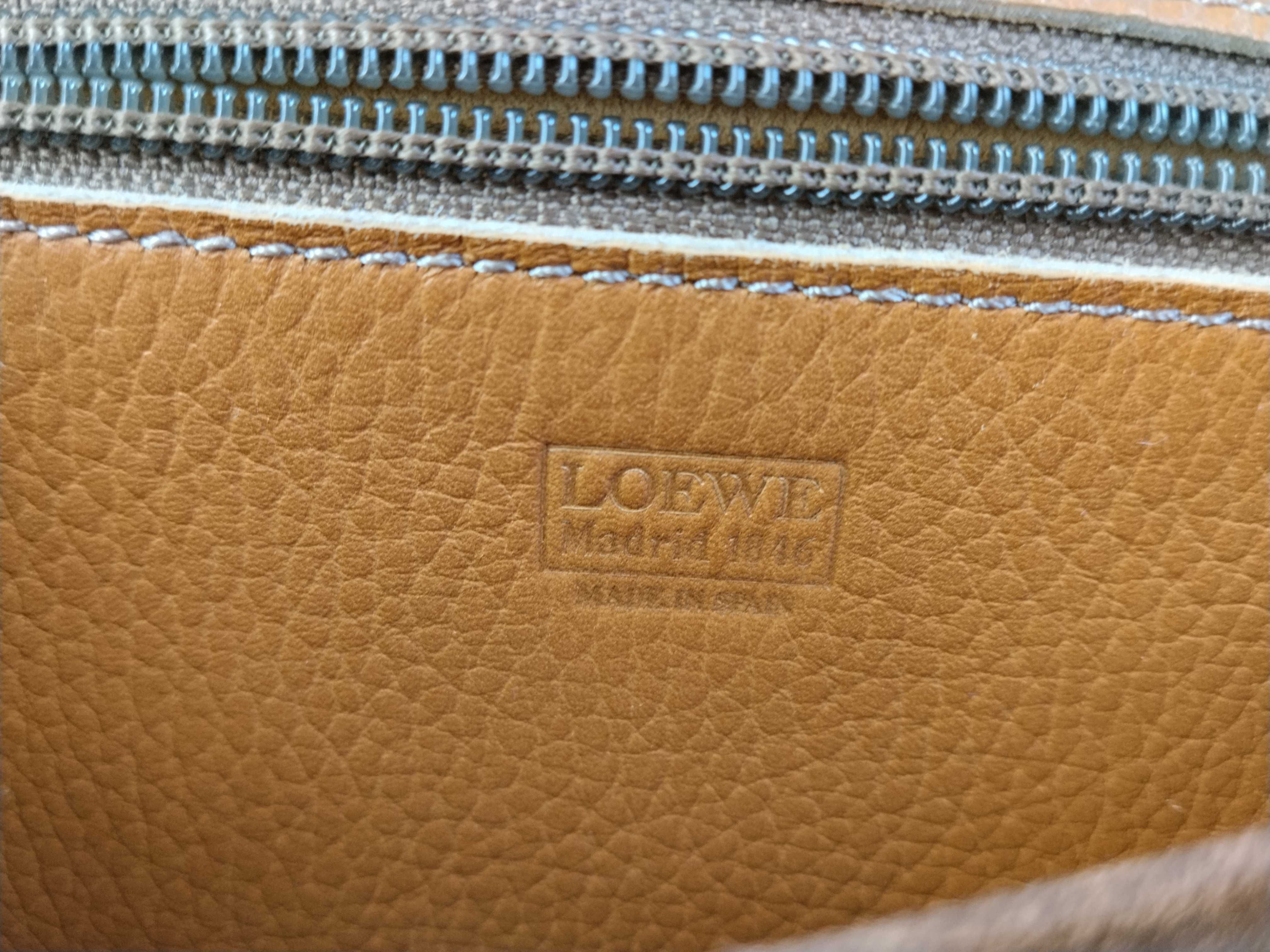 Anagram Shoulder Bag, Leather, Brown Shoulder Bag — view 11