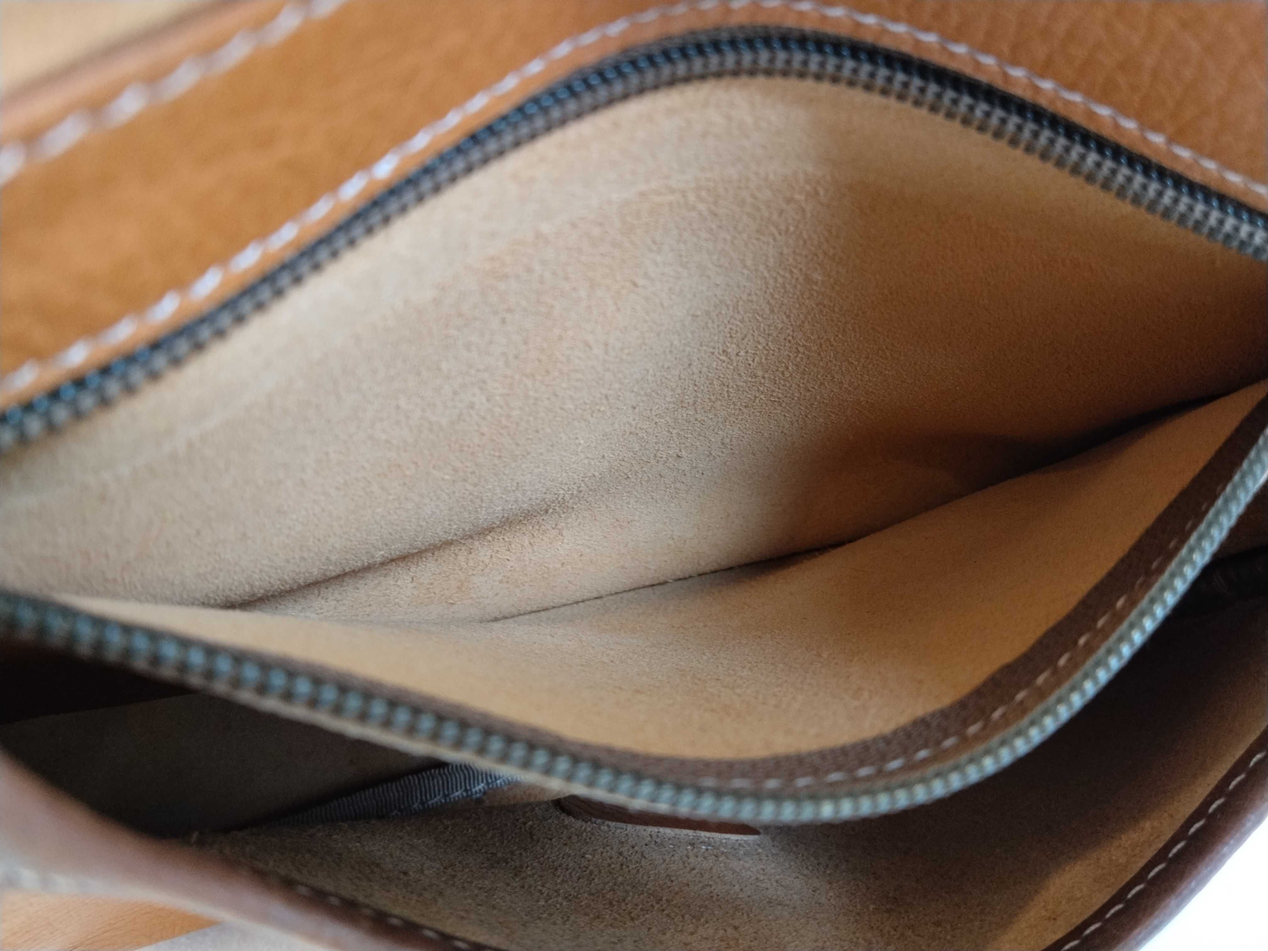 Anagram Shoulder Bag, Leather, Brown Shoulder Bag — view 12