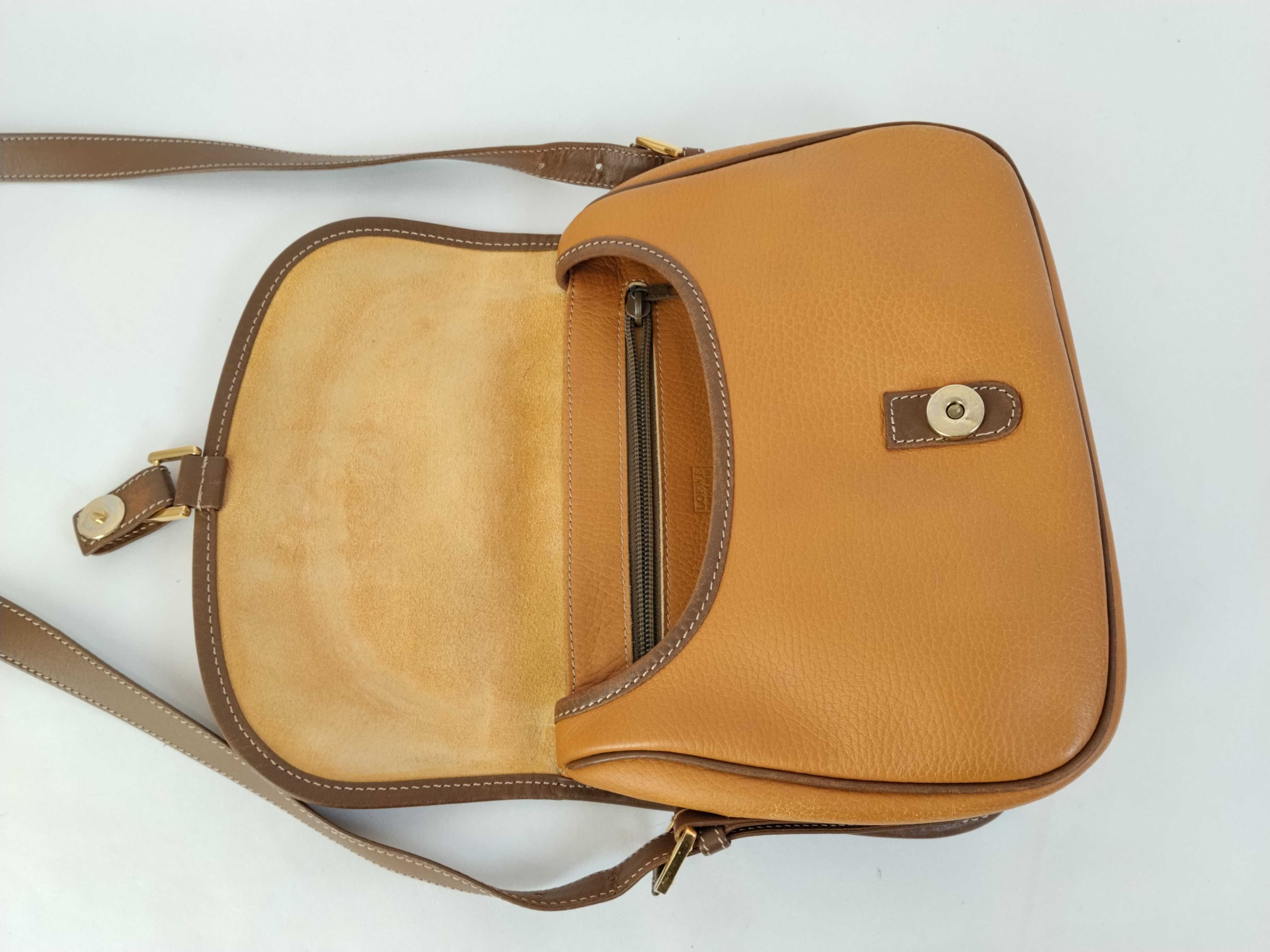 Anagram Shoulder Bag, Leather, Brown Shoulder Bag — view 8