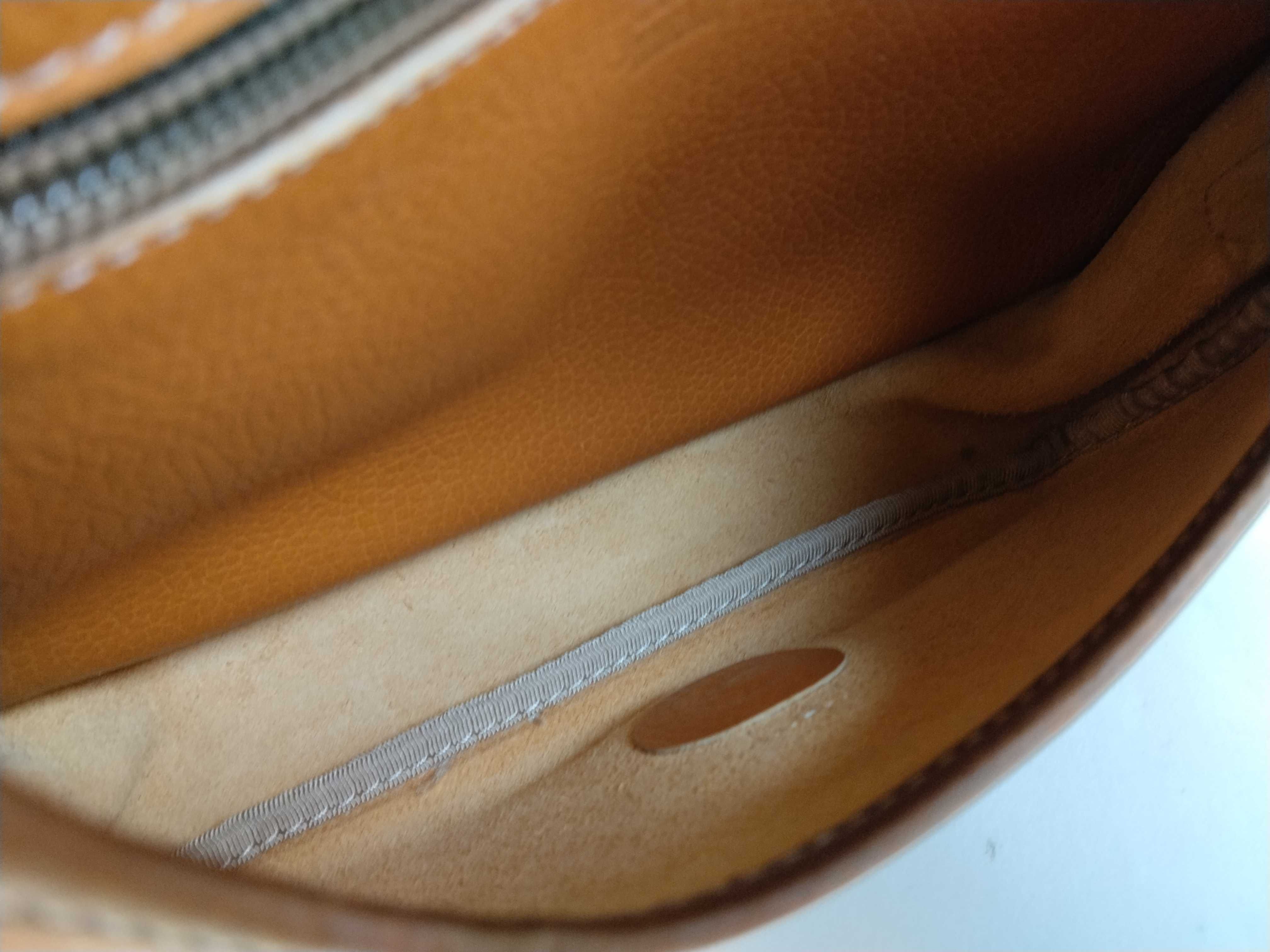 Anagram Shoulder Bag, Leather, Brown Shoulder Bag — view 9
