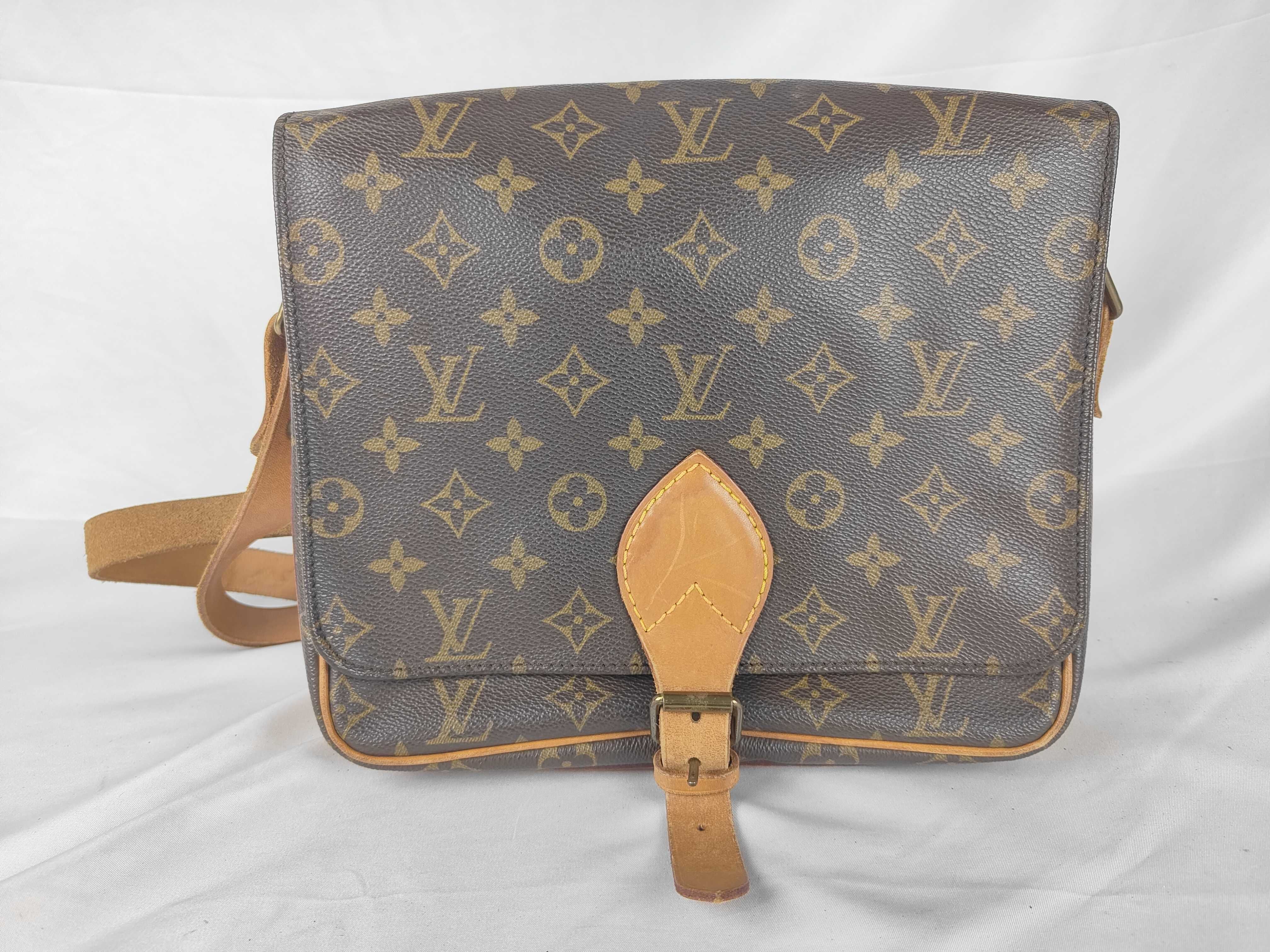 Monogram Vuitton Monogram Cartouchiere GM M51252 8905SL Brown Shoulder Bag