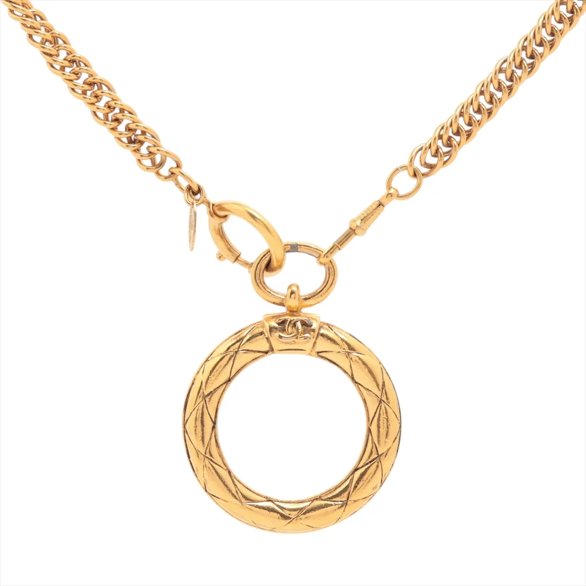 Coco Mark Matelassé Necklace GP Gold