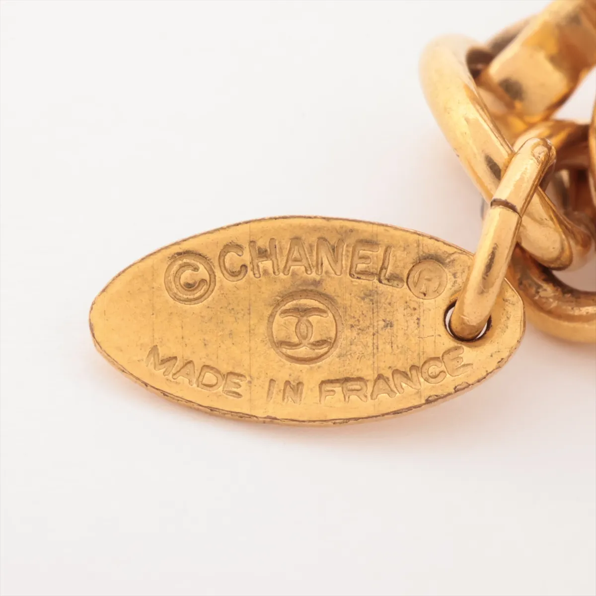 Coco Mark Matelassé Necklace GP Gold — view 4