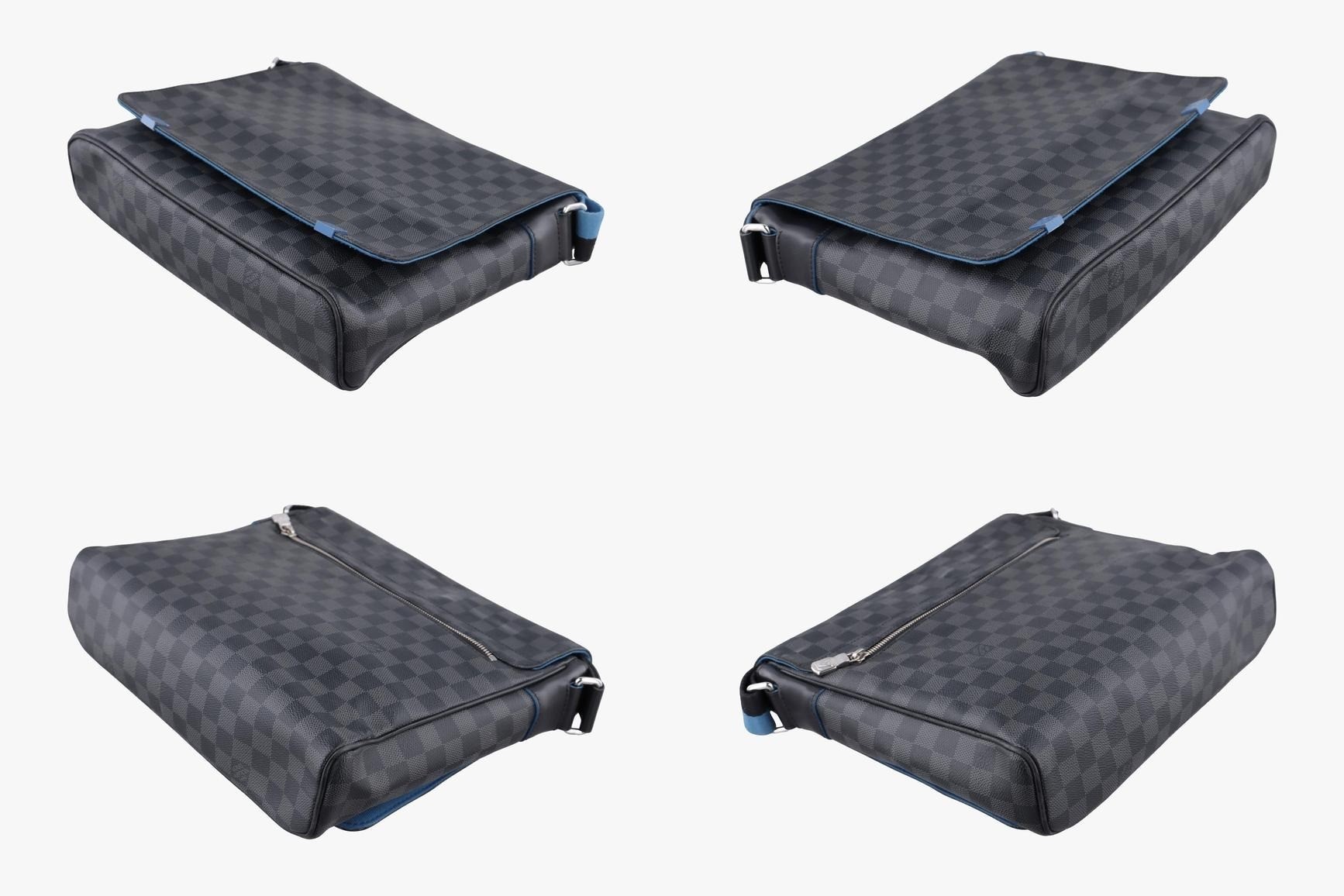District PM Damier Graphite Blue x Black — view 4