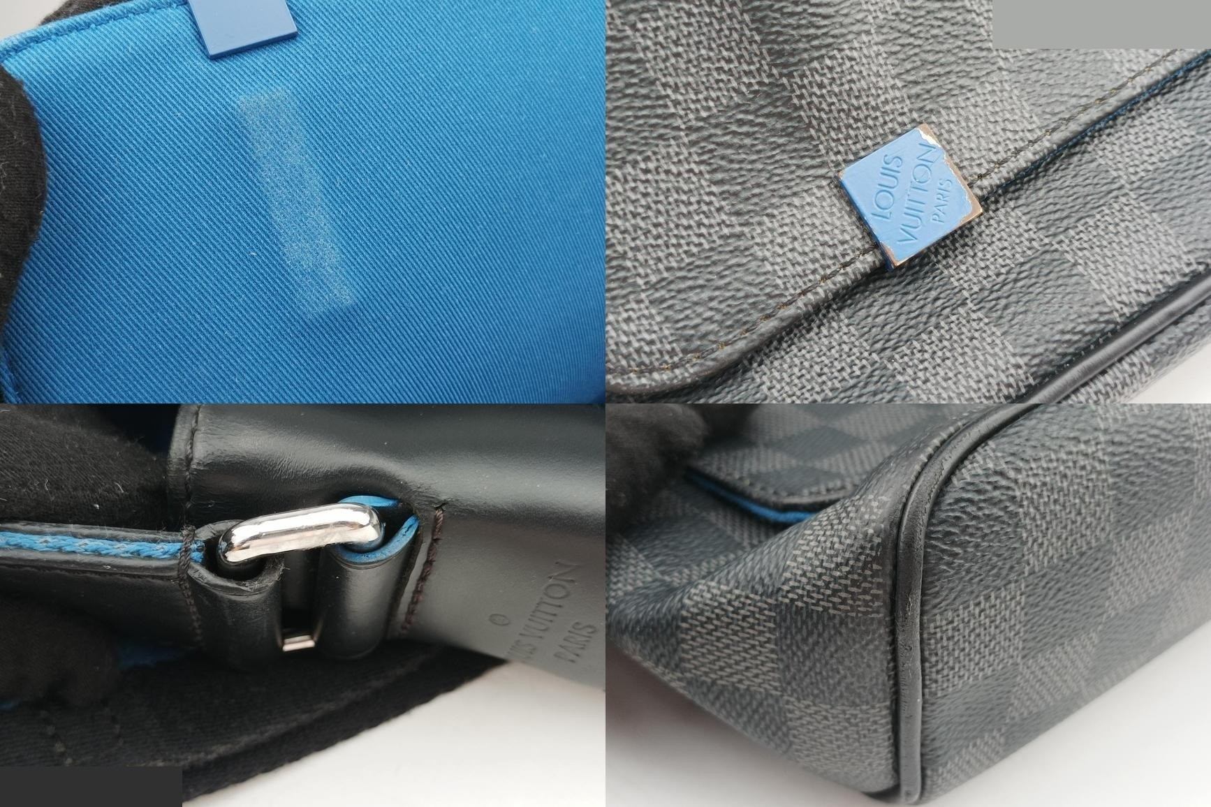 District PM Damier Graphite Blue x Black — view 9