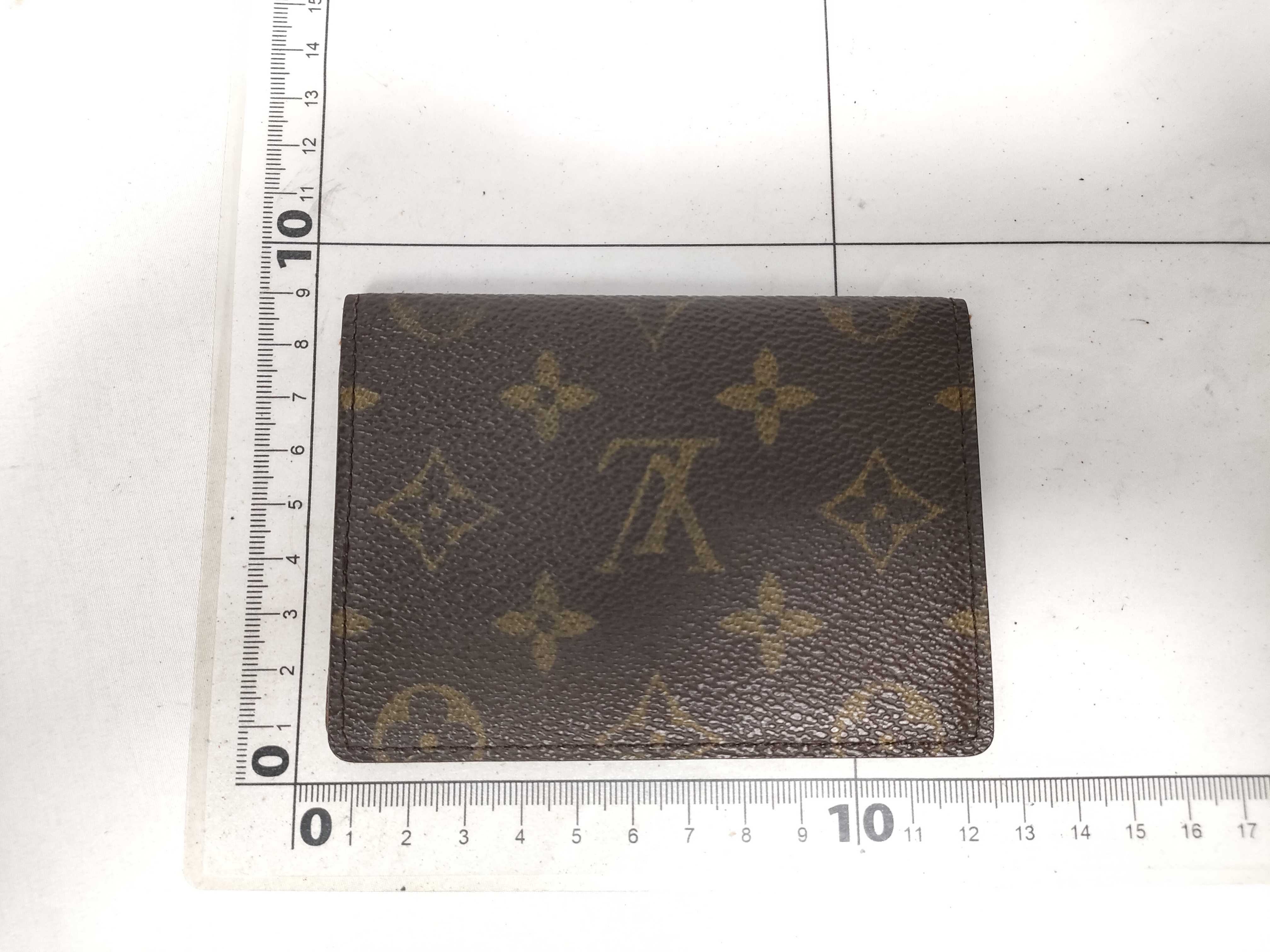 Monogram Louis Vuitton Pass Case Porte 2 Cartes Vertical Monogram M60533 Card Case — view 2