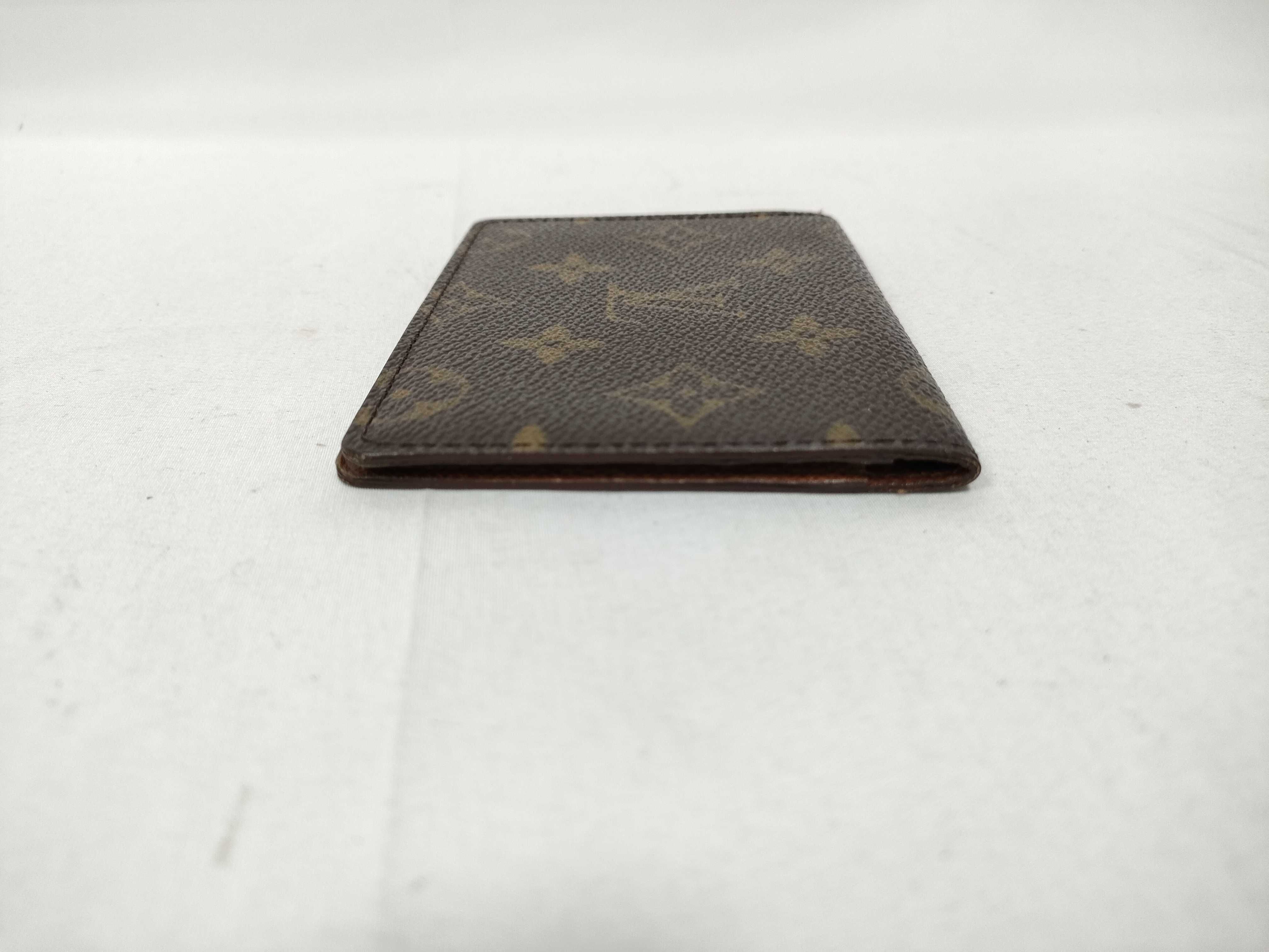Monogram Louis Vuitton Pass Case Porte 2 Cartes Vertical Monogram M60533 Card Case — view 4