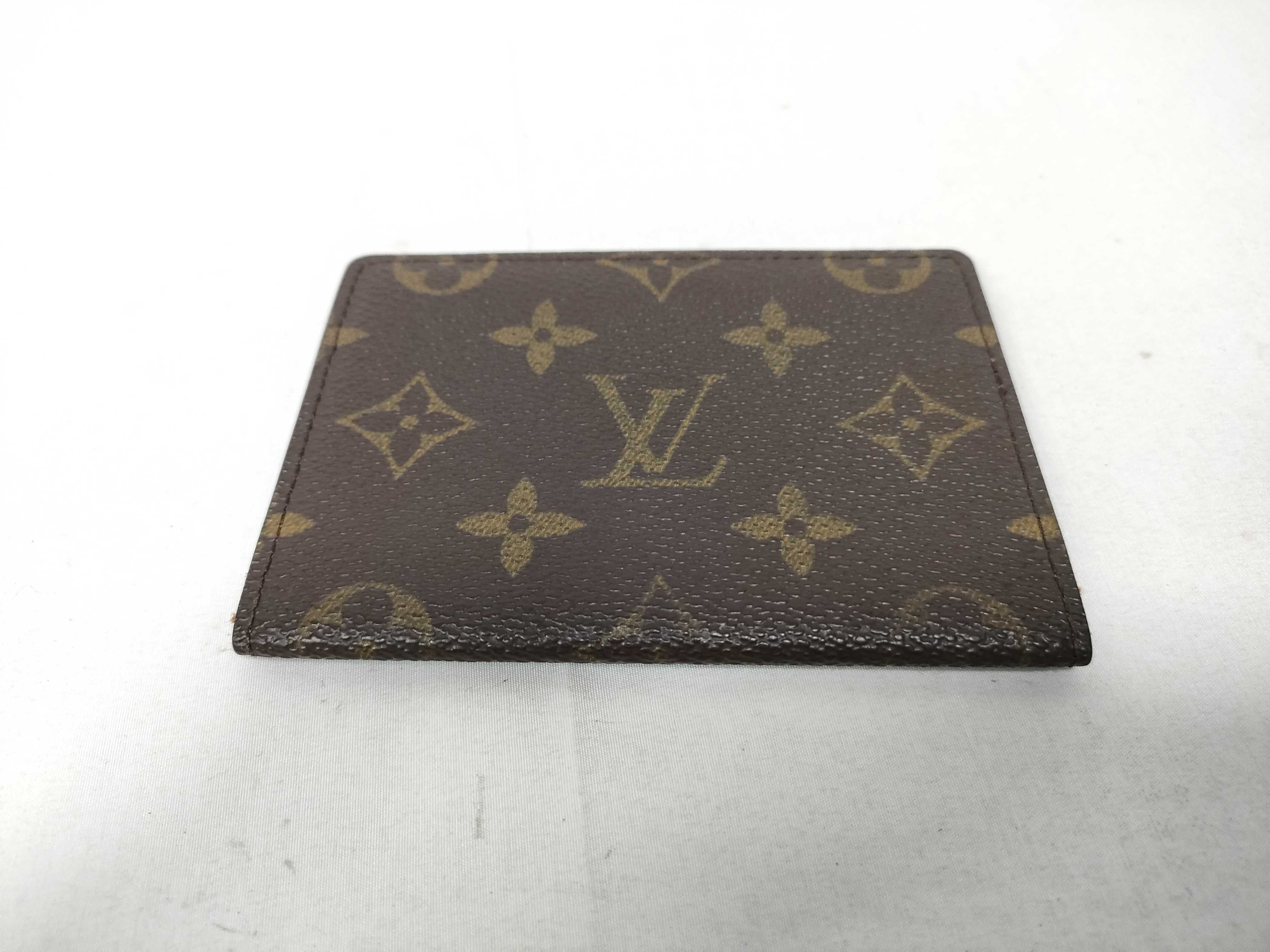 Monogram Louis Vuitton Pass Case Porte 2 Cartes Vertical Monogram M60533 Card Case — view 7