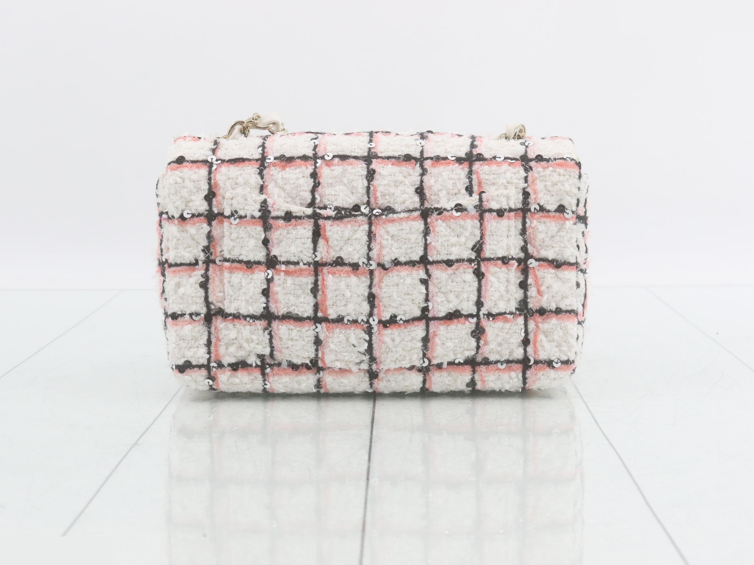 Matelassé Tweed Shoulder Bag — view 2