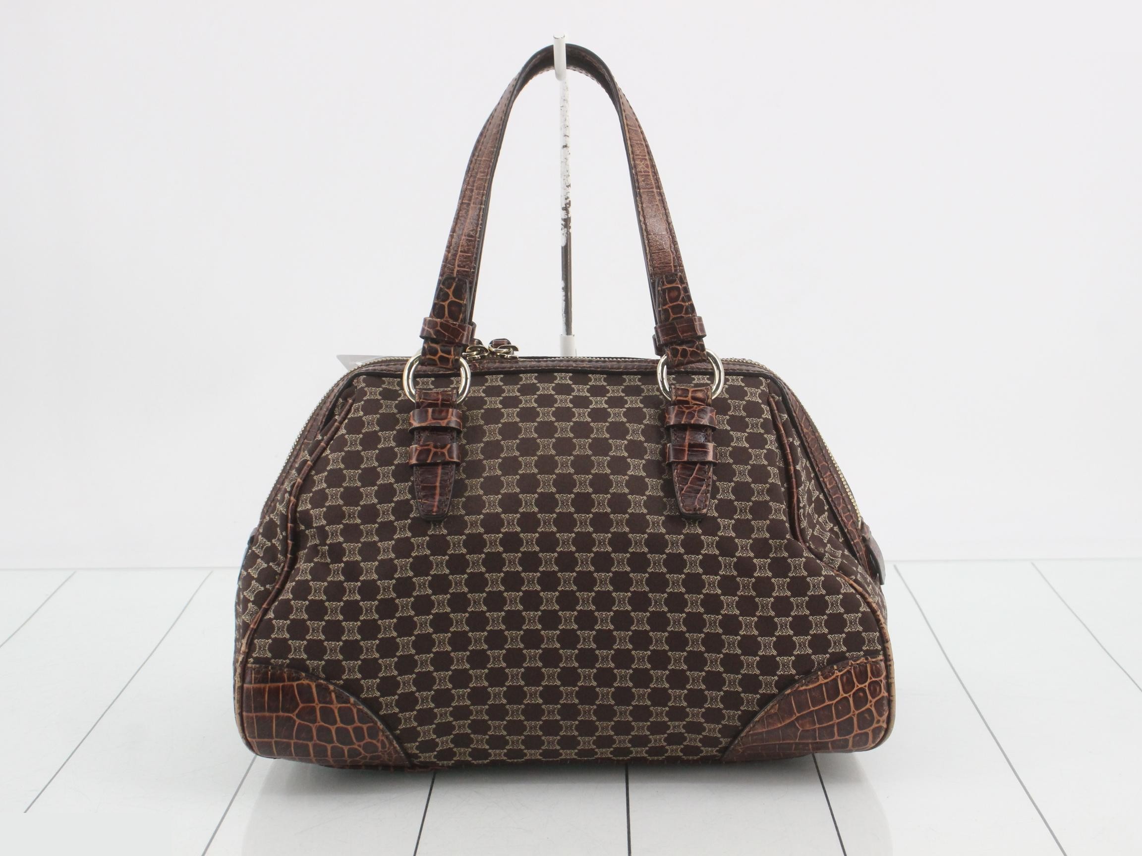 Macadam Crocodile Embossed Handbag — view 2