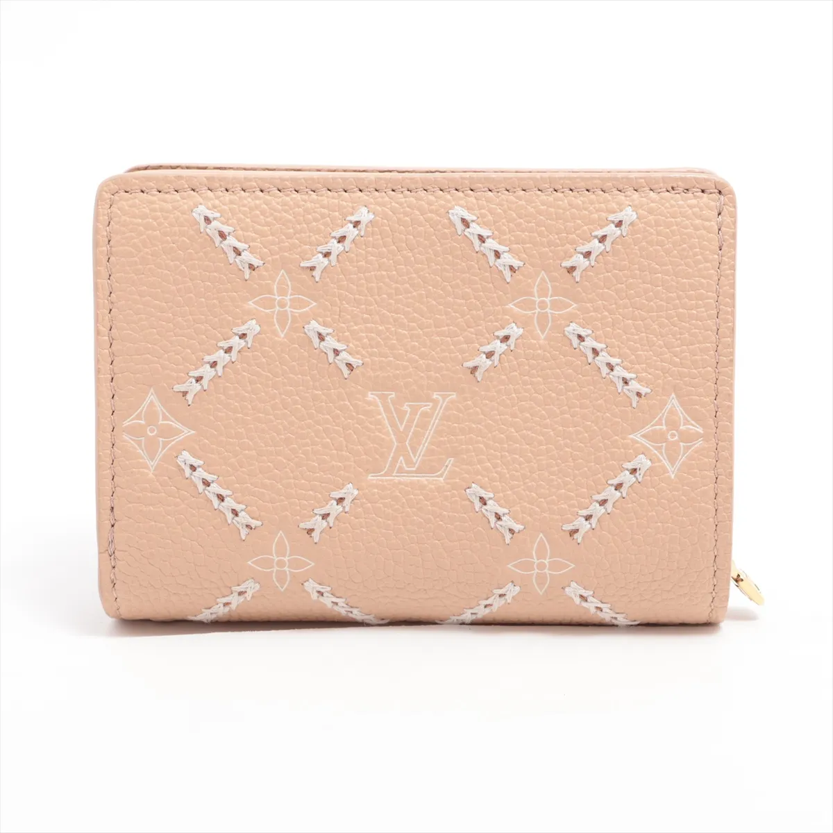 Monogram Empreinte Portefeuille Claire M28960 Beige Compact Wallet (RFID detected) — view 2