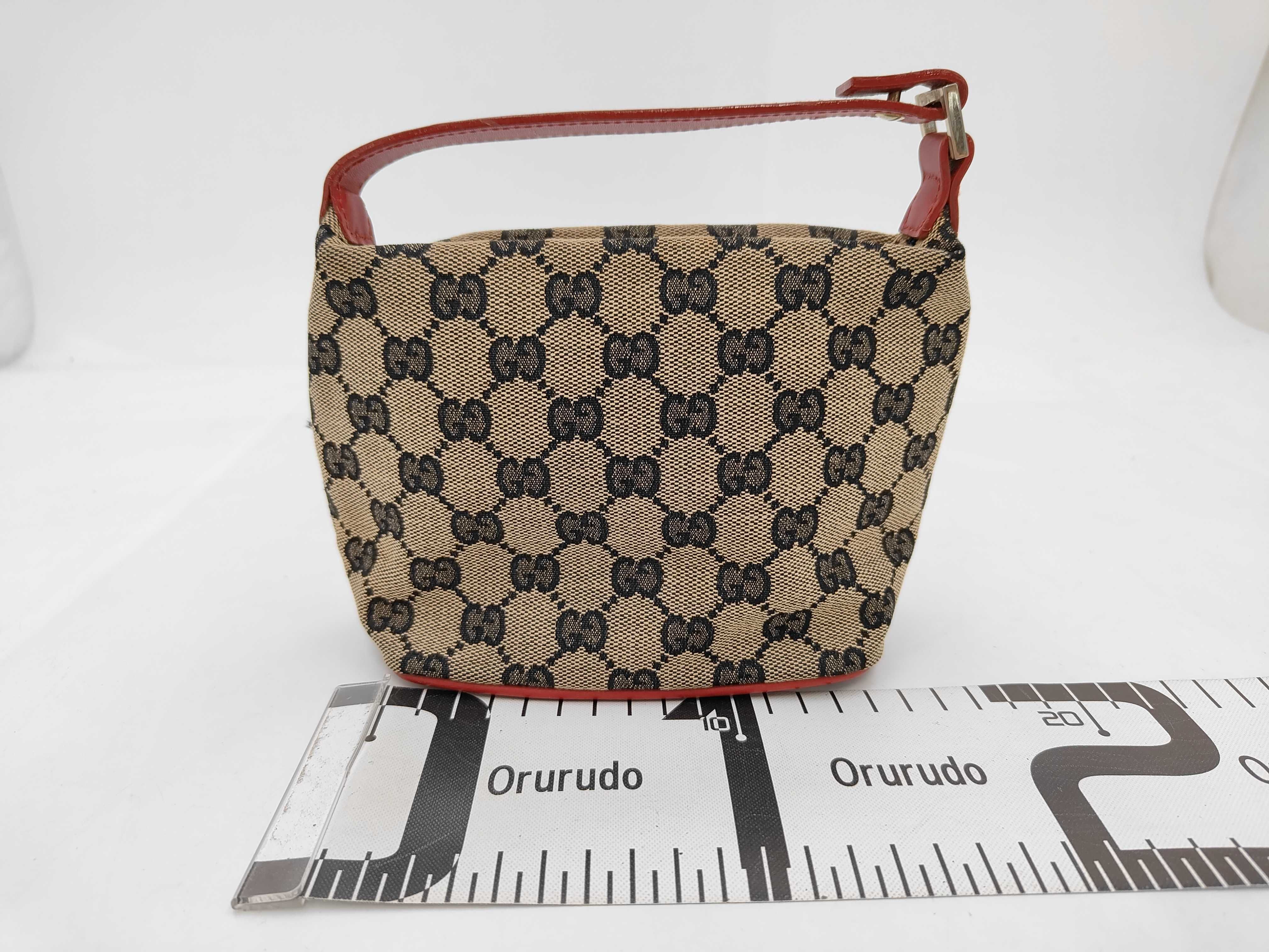 GG Canvas Accessory Pouch — view 2